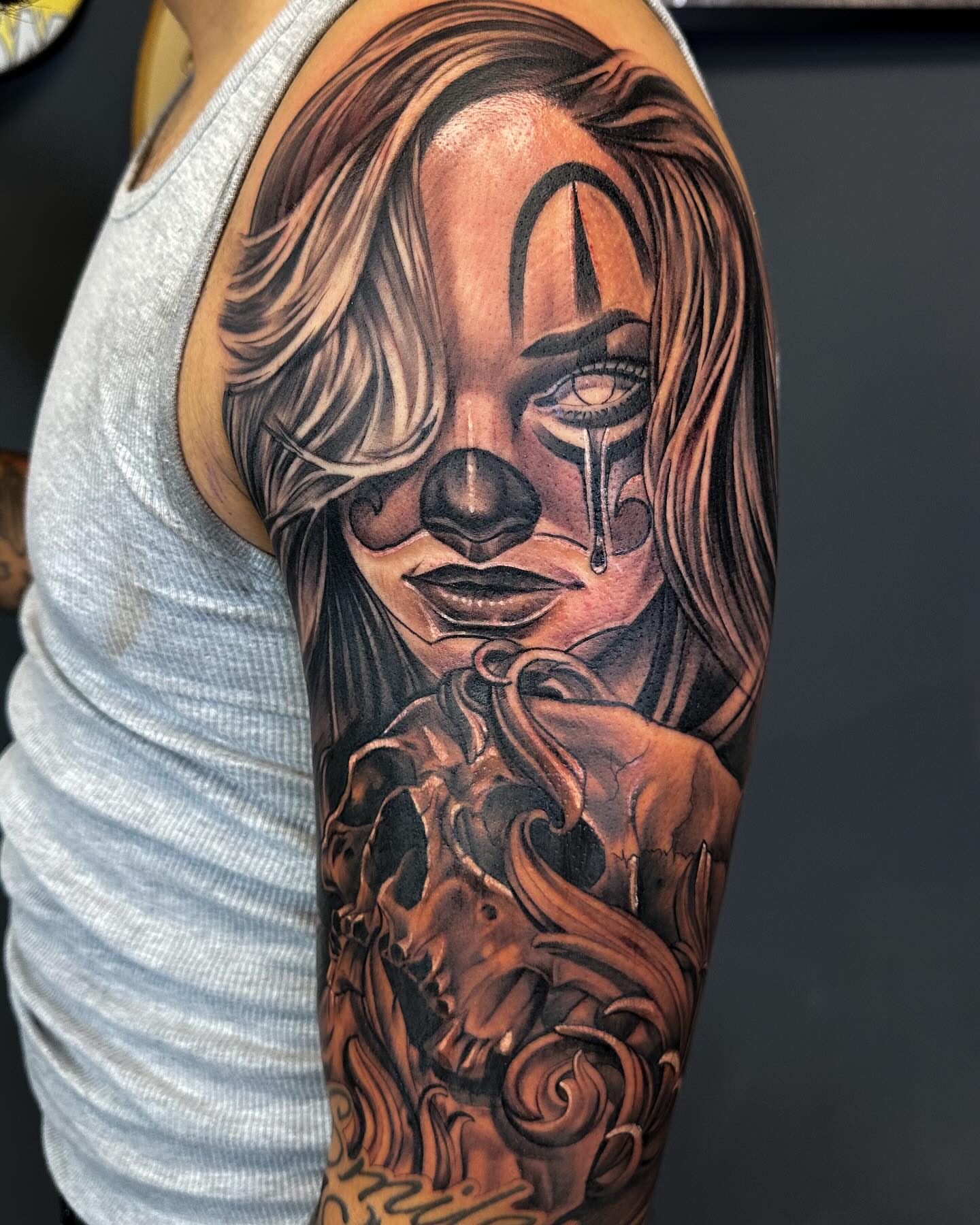 Tattoo by @sting.art — realism, dark_realism