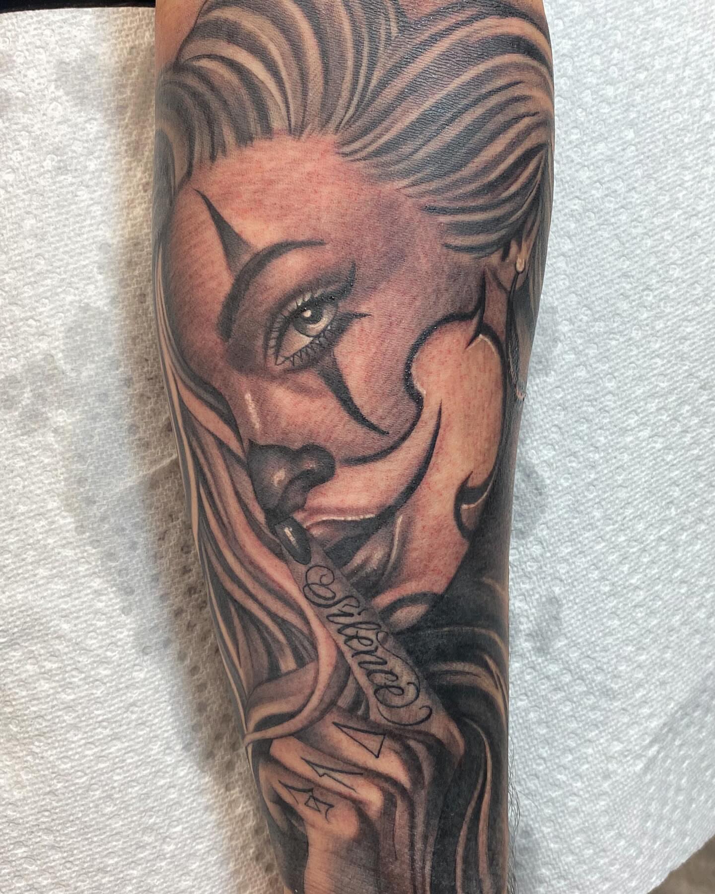 Tattoo by @sting.art — realism, black_and_grey