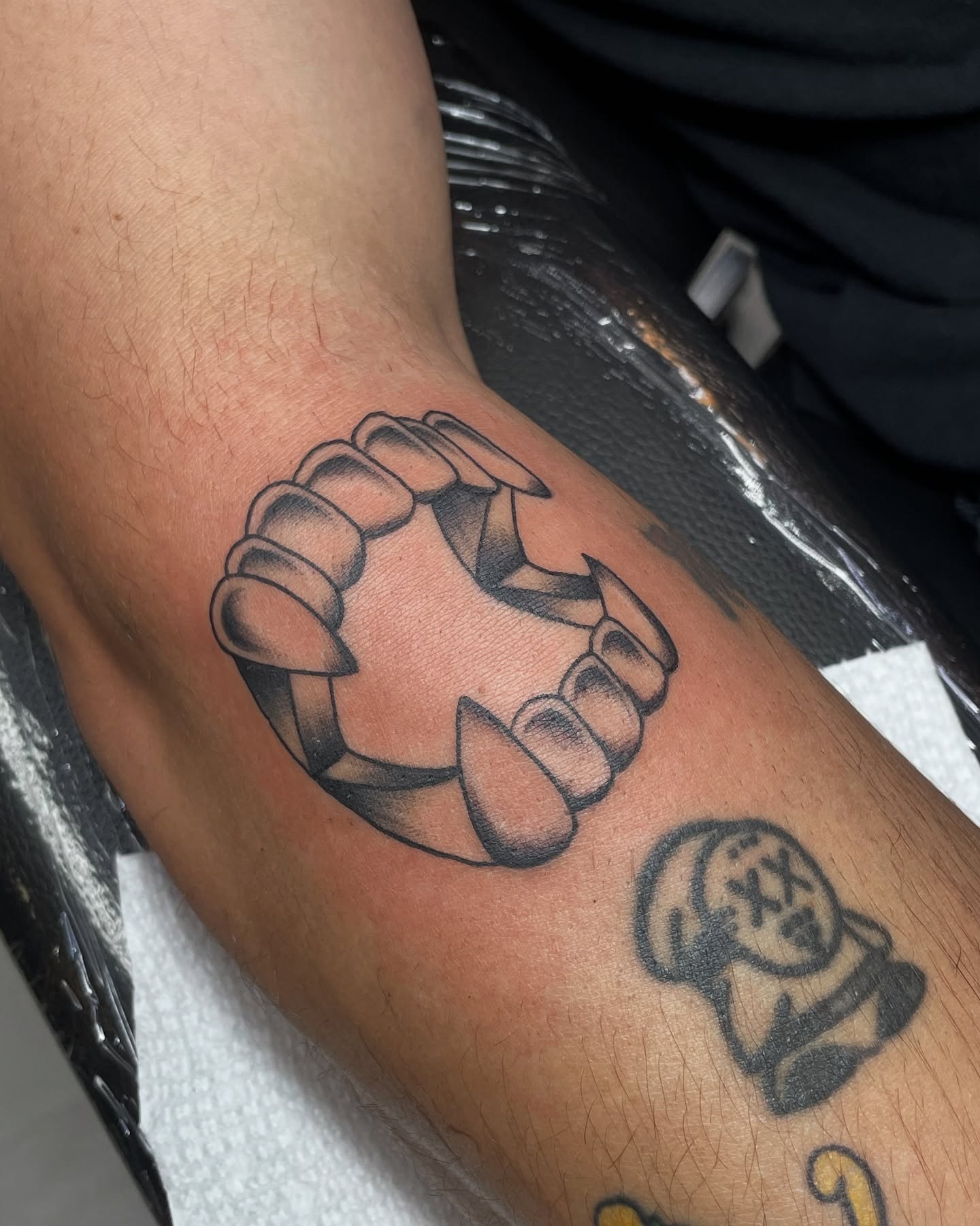 Tattoo by @skullinkmarie β black_and_grey
