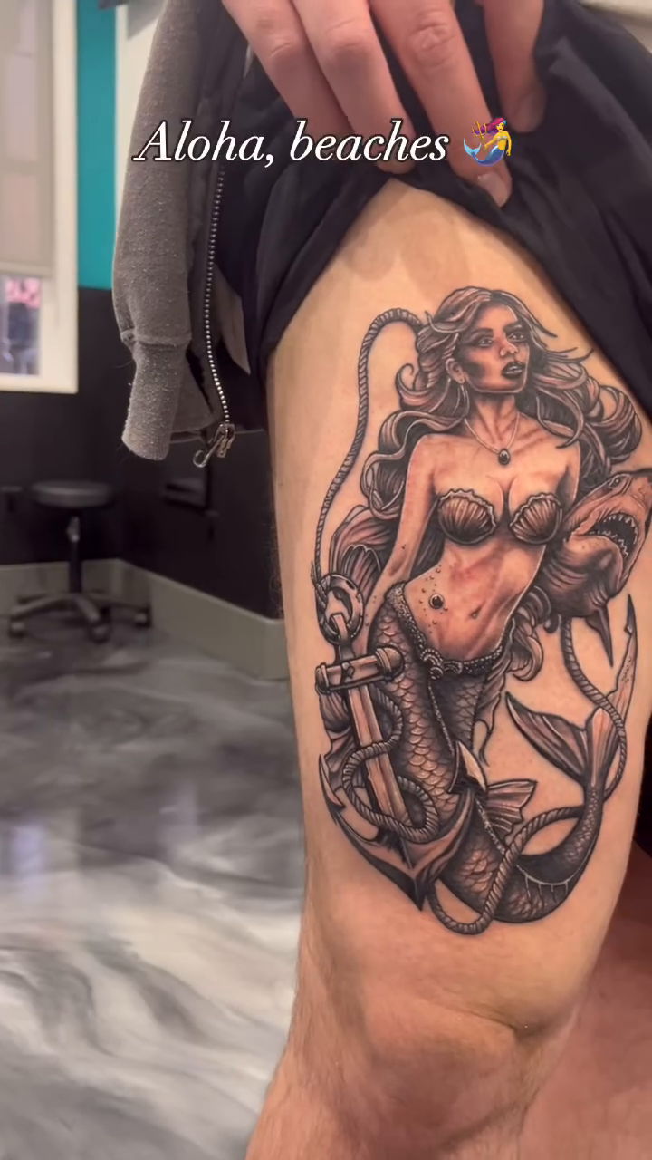 Tattoo by @silfiesadam — black_and_grey, realism