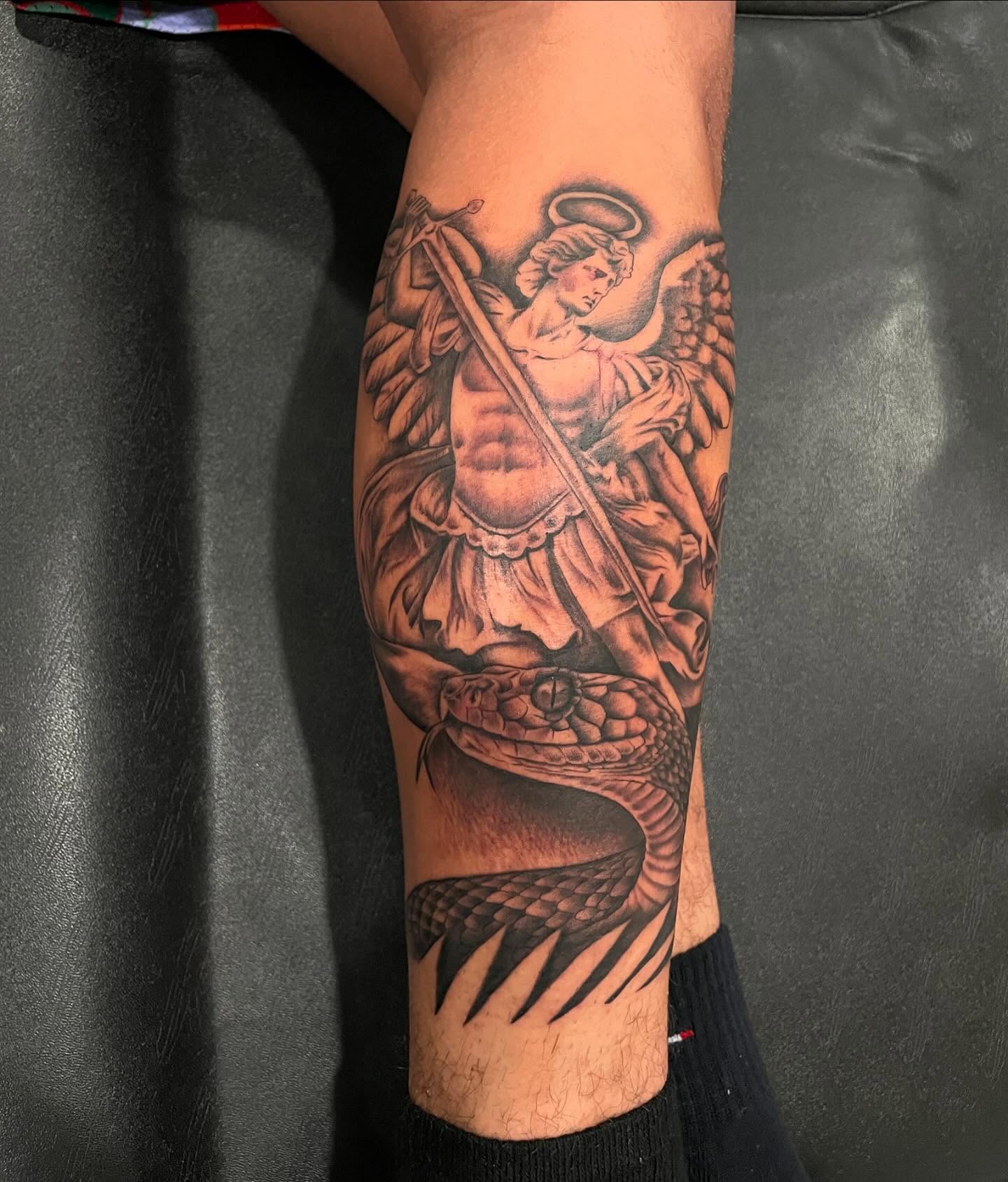 Tattoo by @bohemianblake — black_and_grey, realism