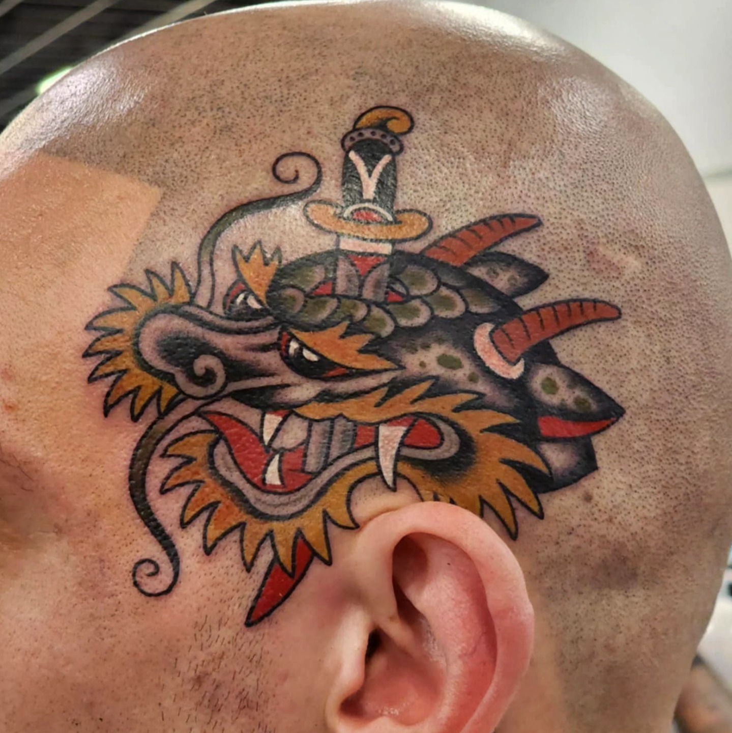Tattoo by @adambarnestattooer โ american_traditional
