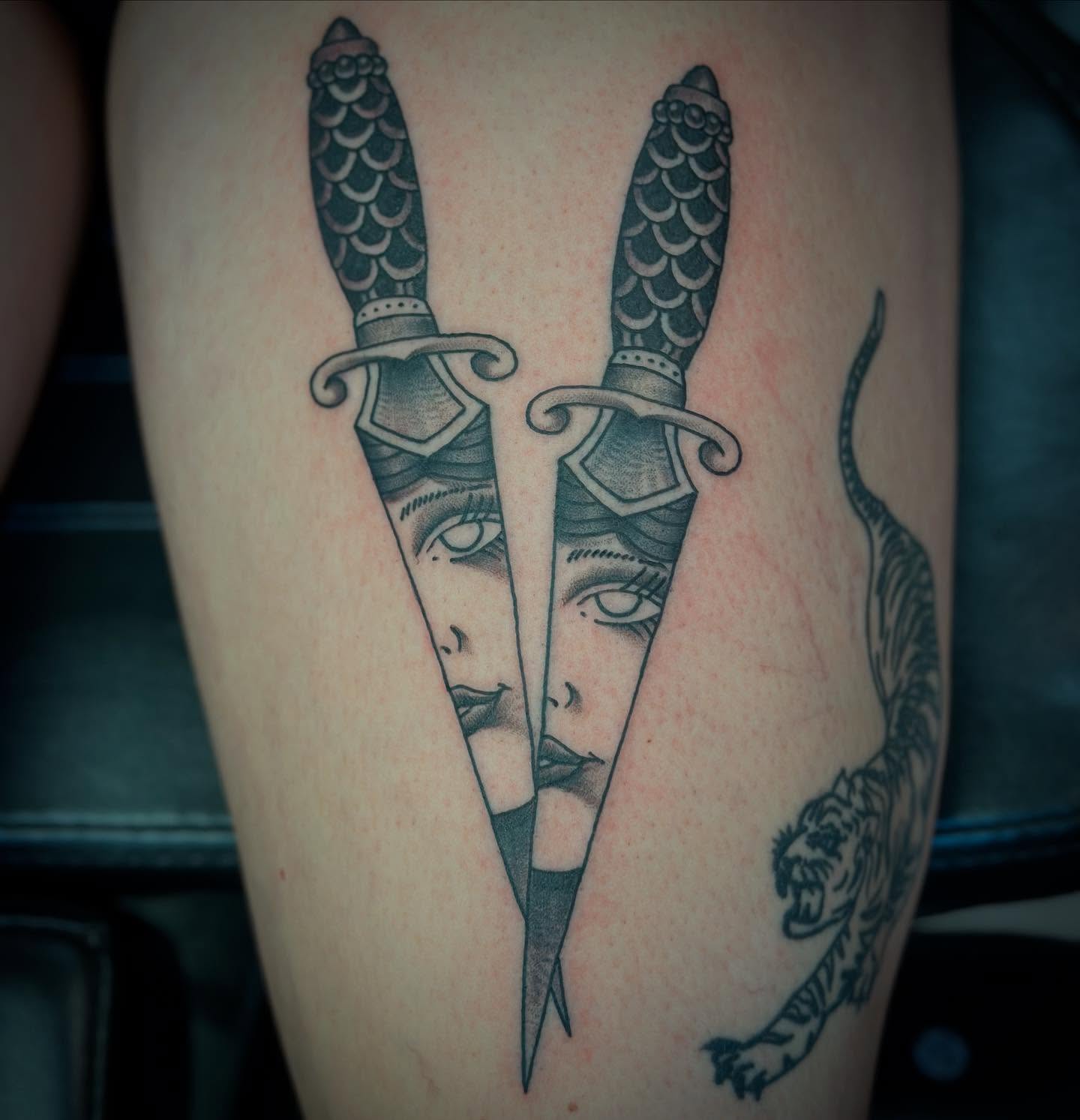 Tattoo by @tattoosbyrzo β black_and_grey, geometric