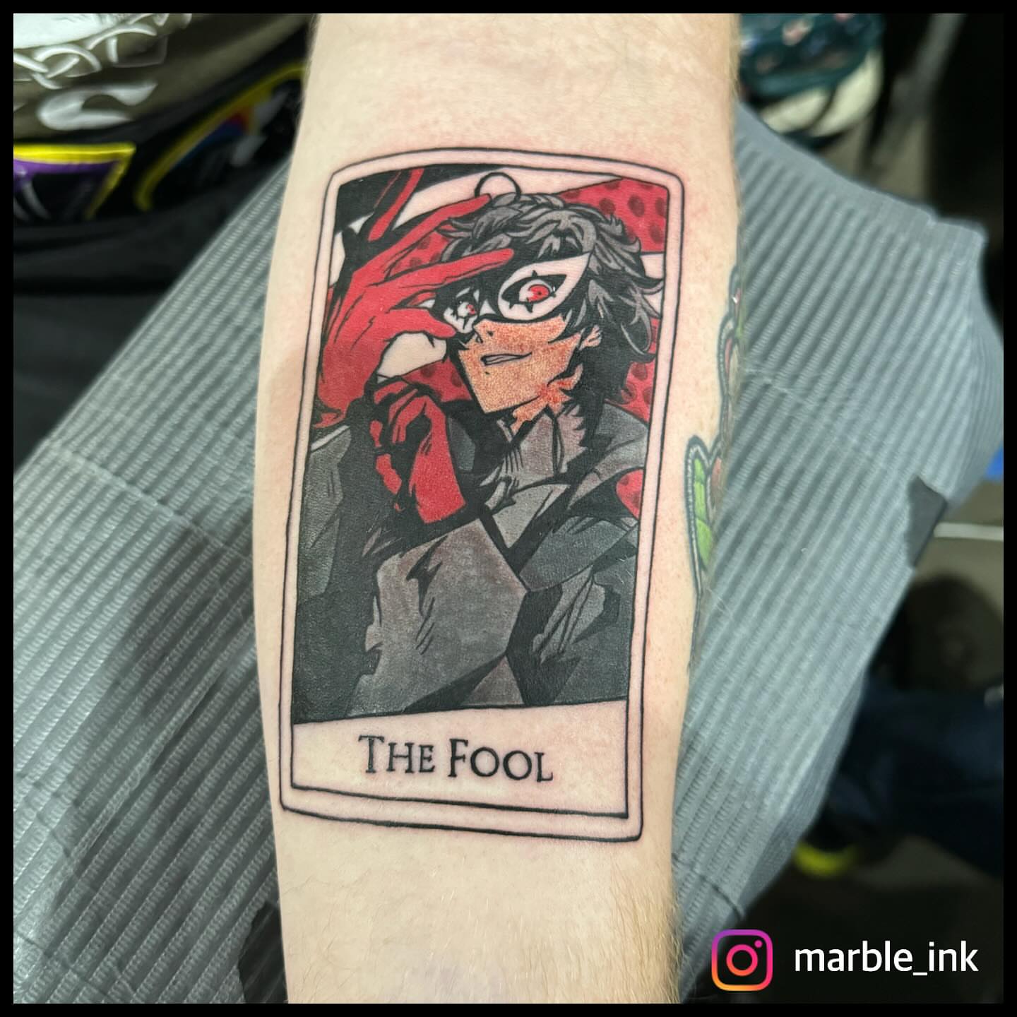 Tattoo by @marble_ink — anime