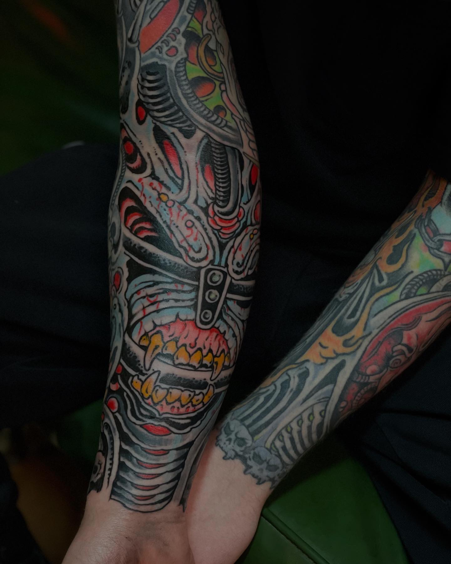 Tattoo by @zacblevins — american_traditional, dotwork