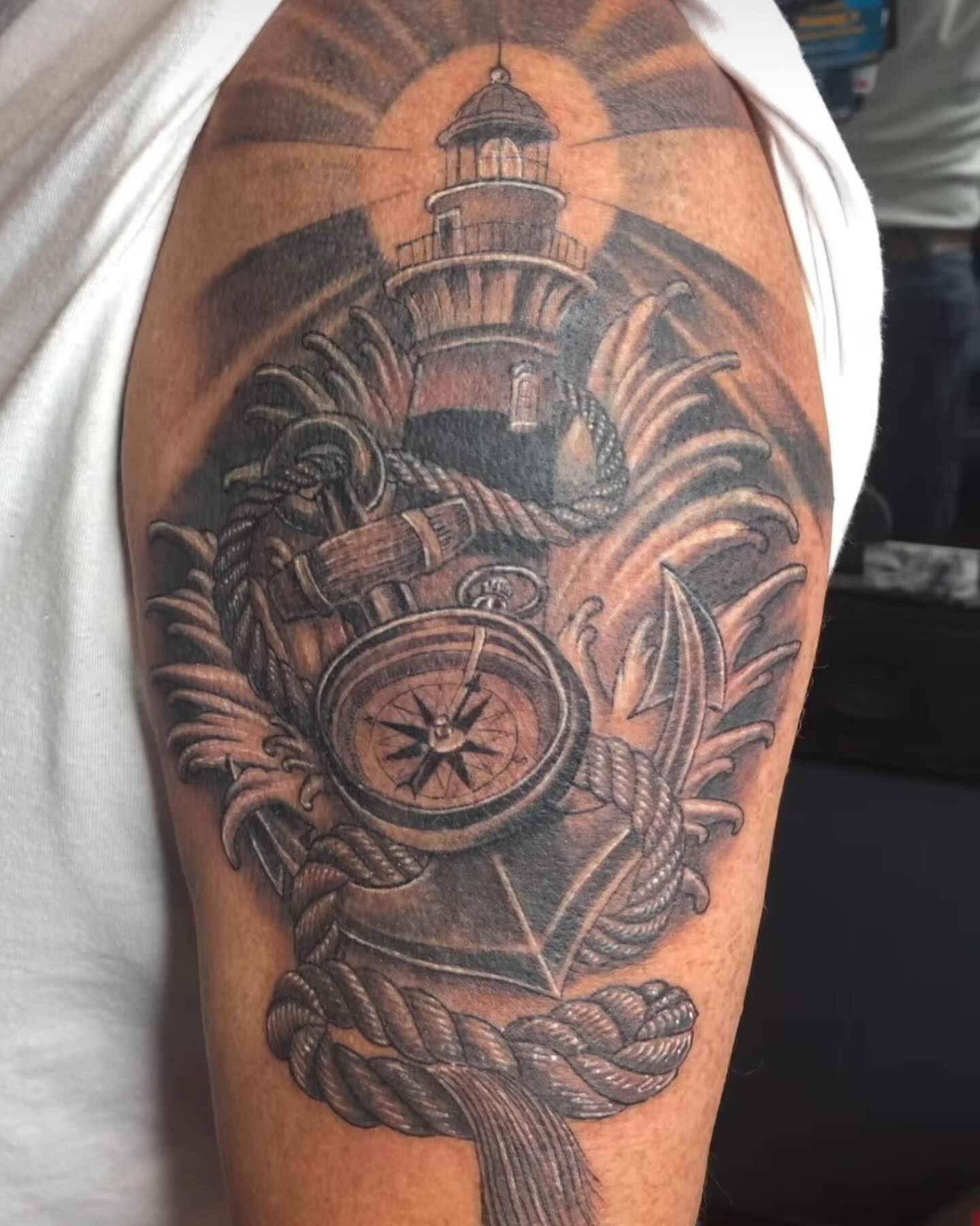Tattoo by @inkandpainttattoo — black_and_grey, realism