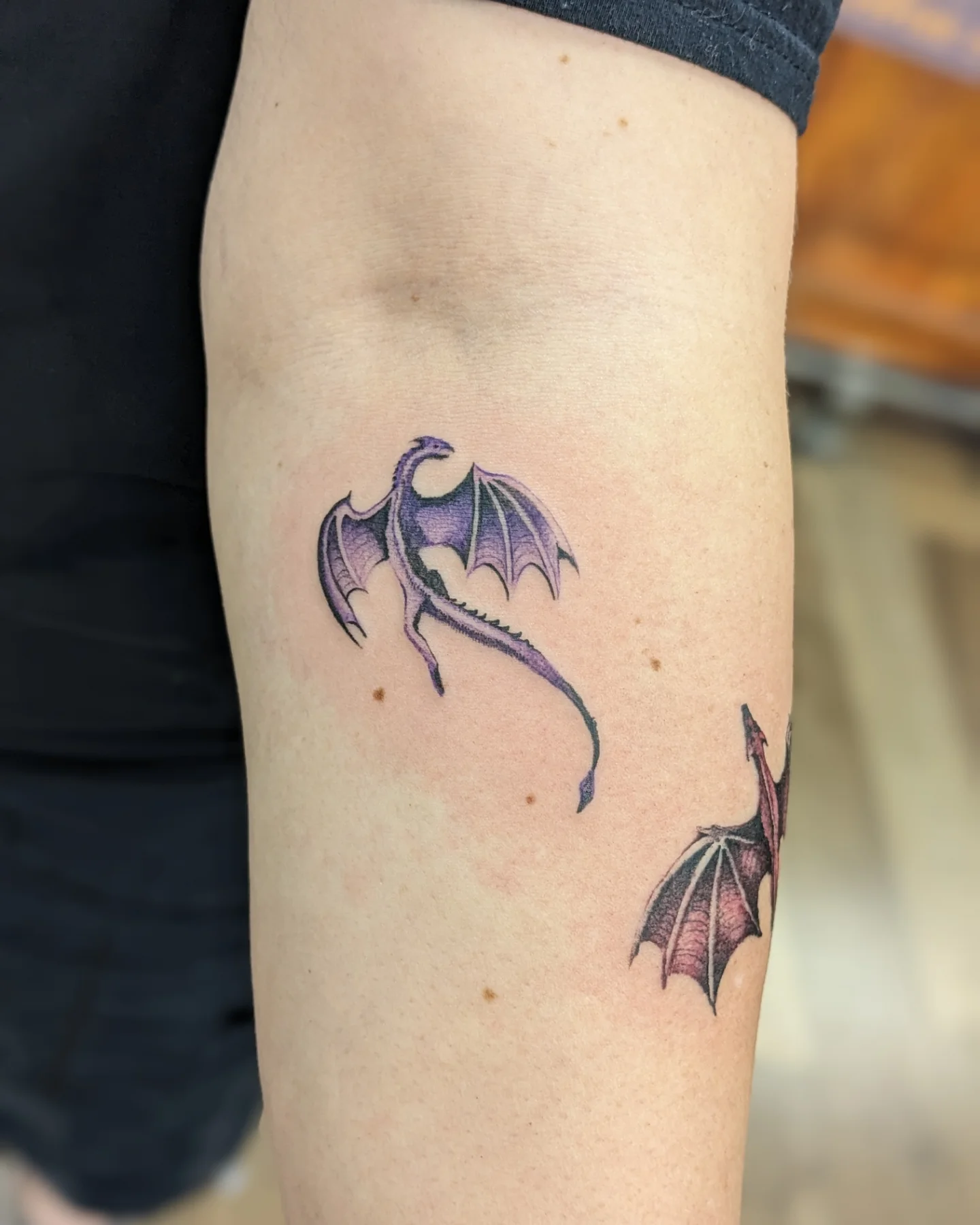Tattoo by @lizzywiglz — dotwork