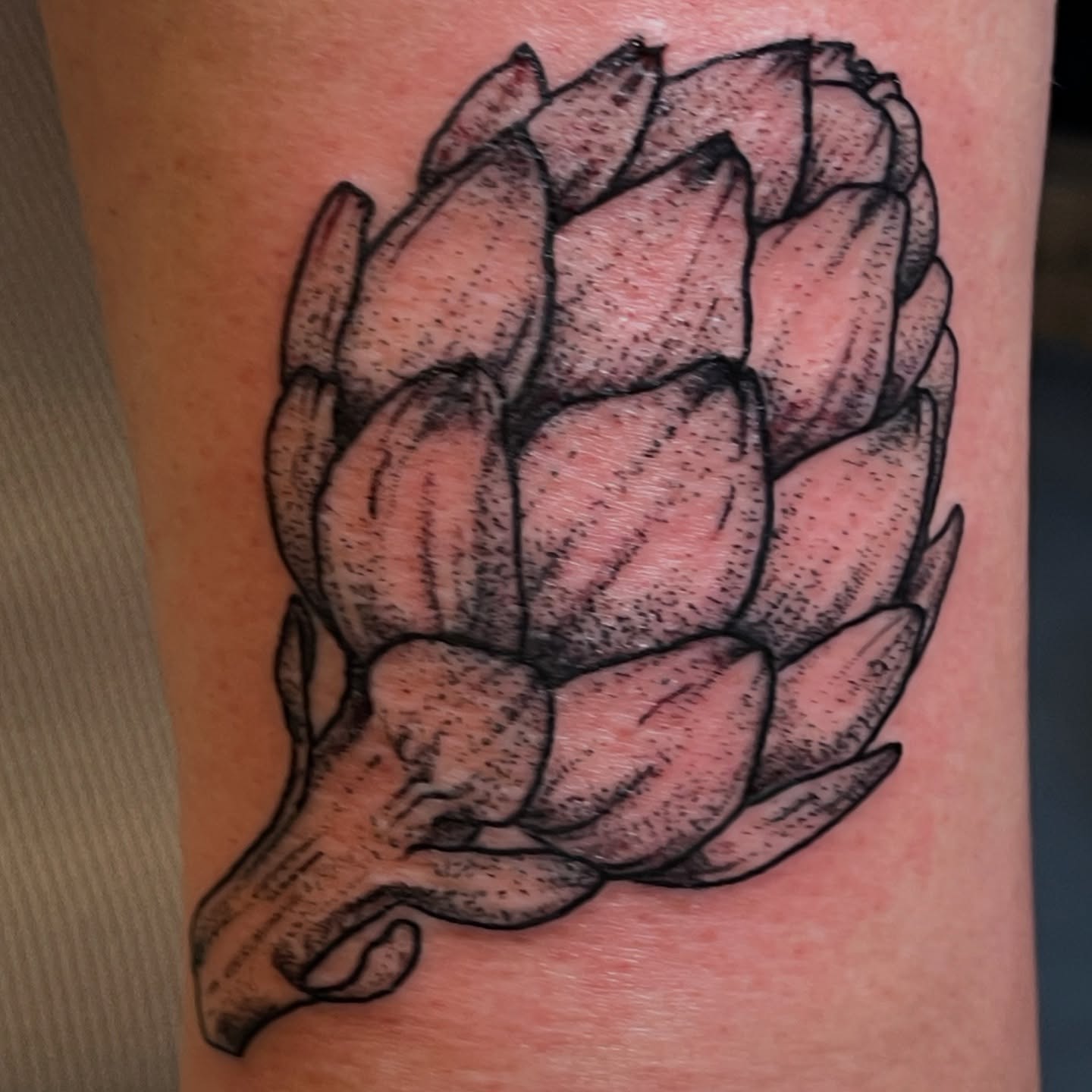 Tattoo by @corylarge — dotwork