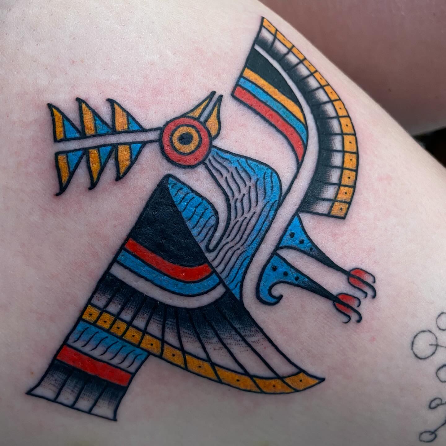Tattoo by @seektheroots — geometric