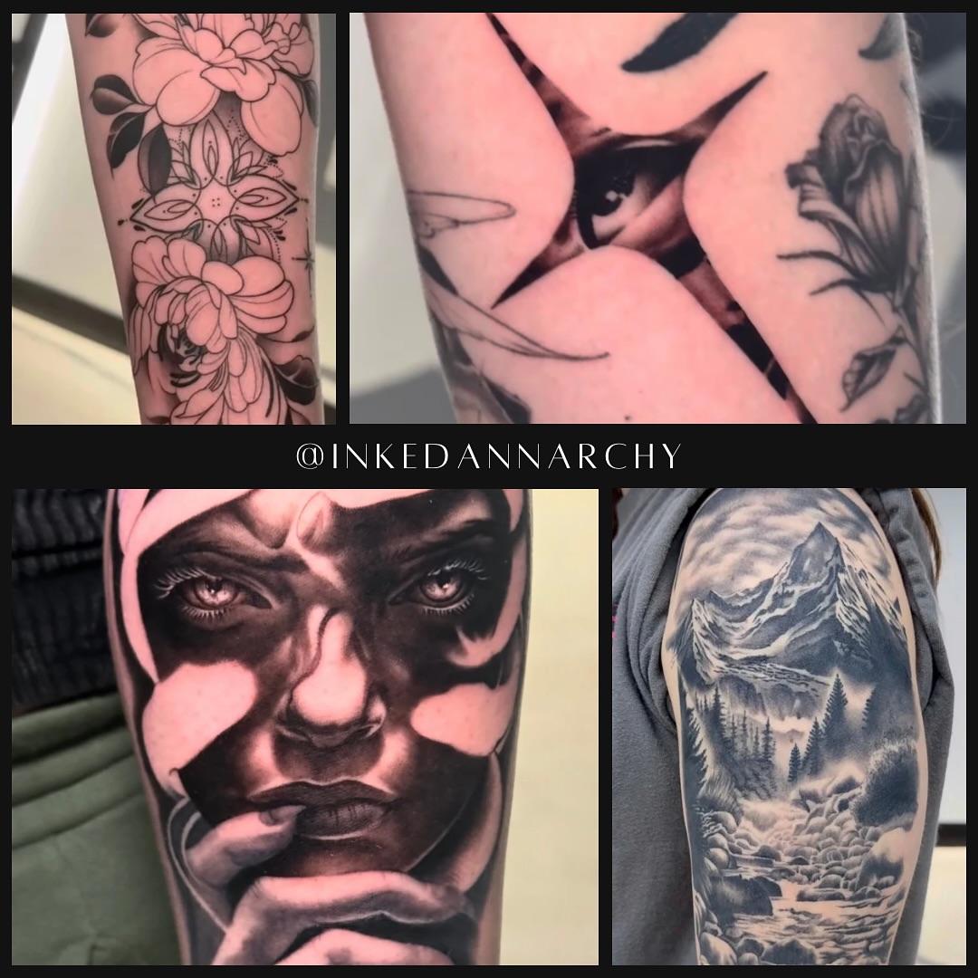 Tattoo by @inkedannarchy — black_and_grey, realism