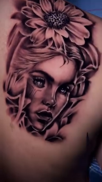 Tattoo by @yowmadfboy — realism, black_and_grey