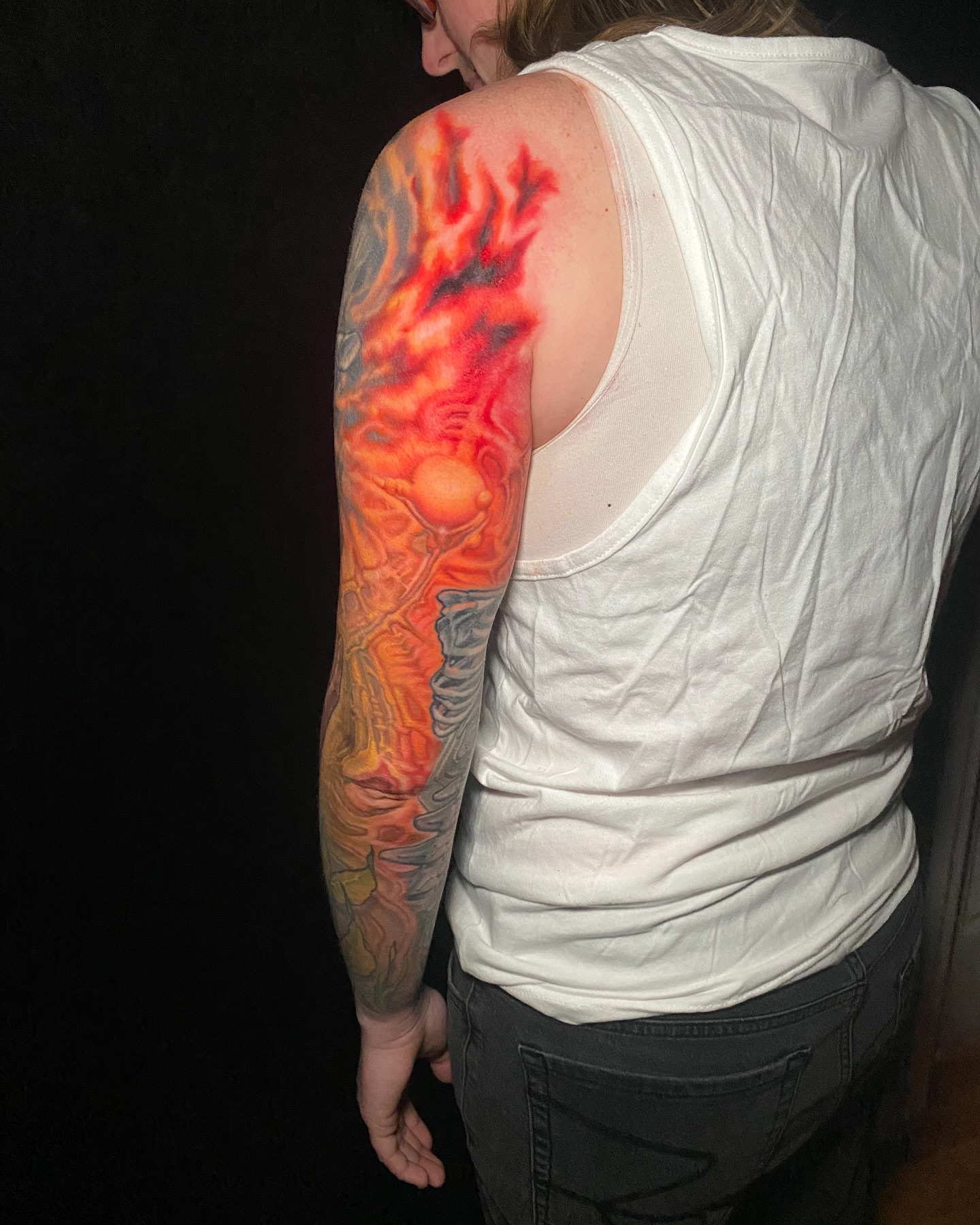 Tattoo by @jakekirkdoesthemtattoos — dotwork, realism
