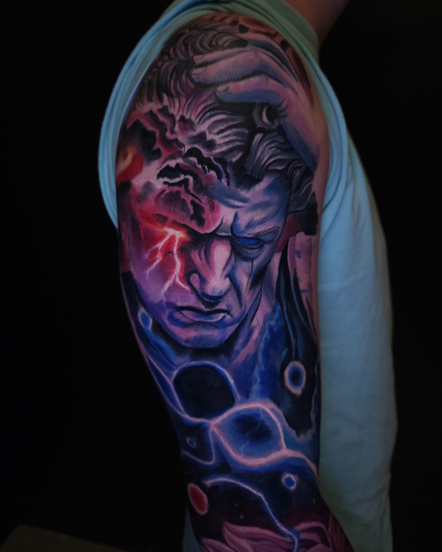 Tattoo by @kreativejuices13 — realism, dark_realism