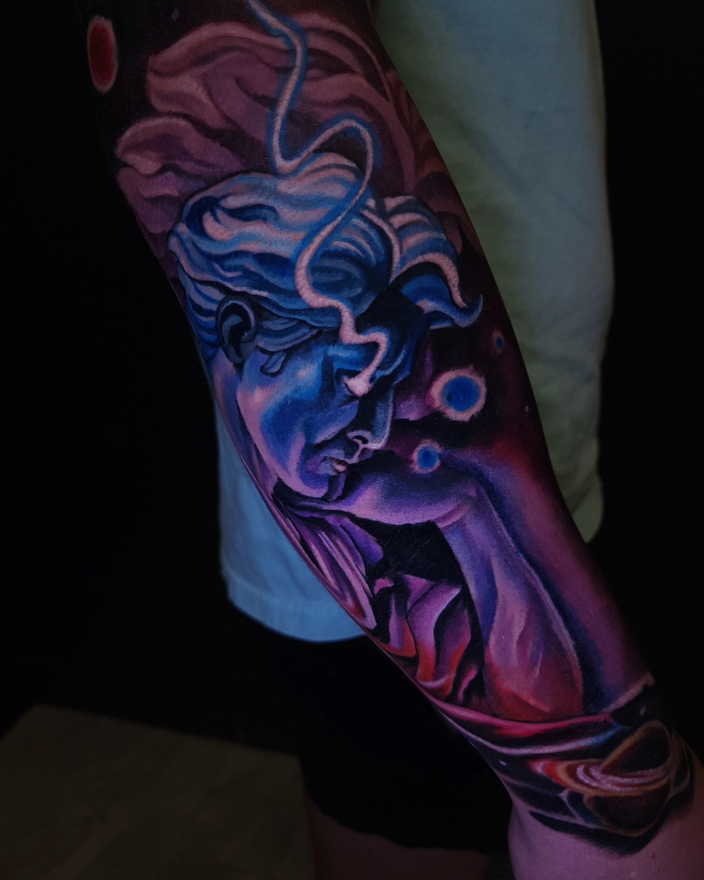 Tattoo by @kreativejuices13 — realism, trash_polka