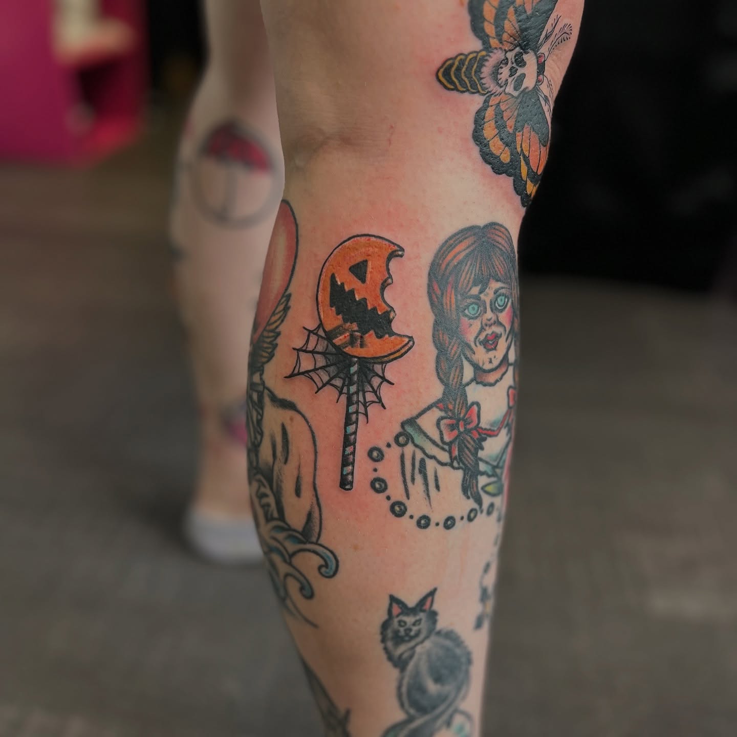 Tattoo by @babyhands.tattoos — dotwork, illustrative