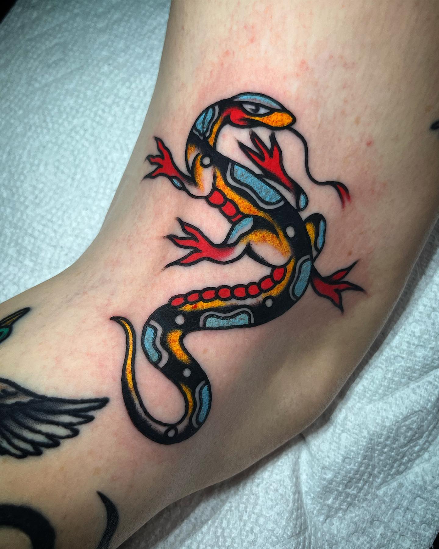 Tattoo by @snakelicausi — american_traditional