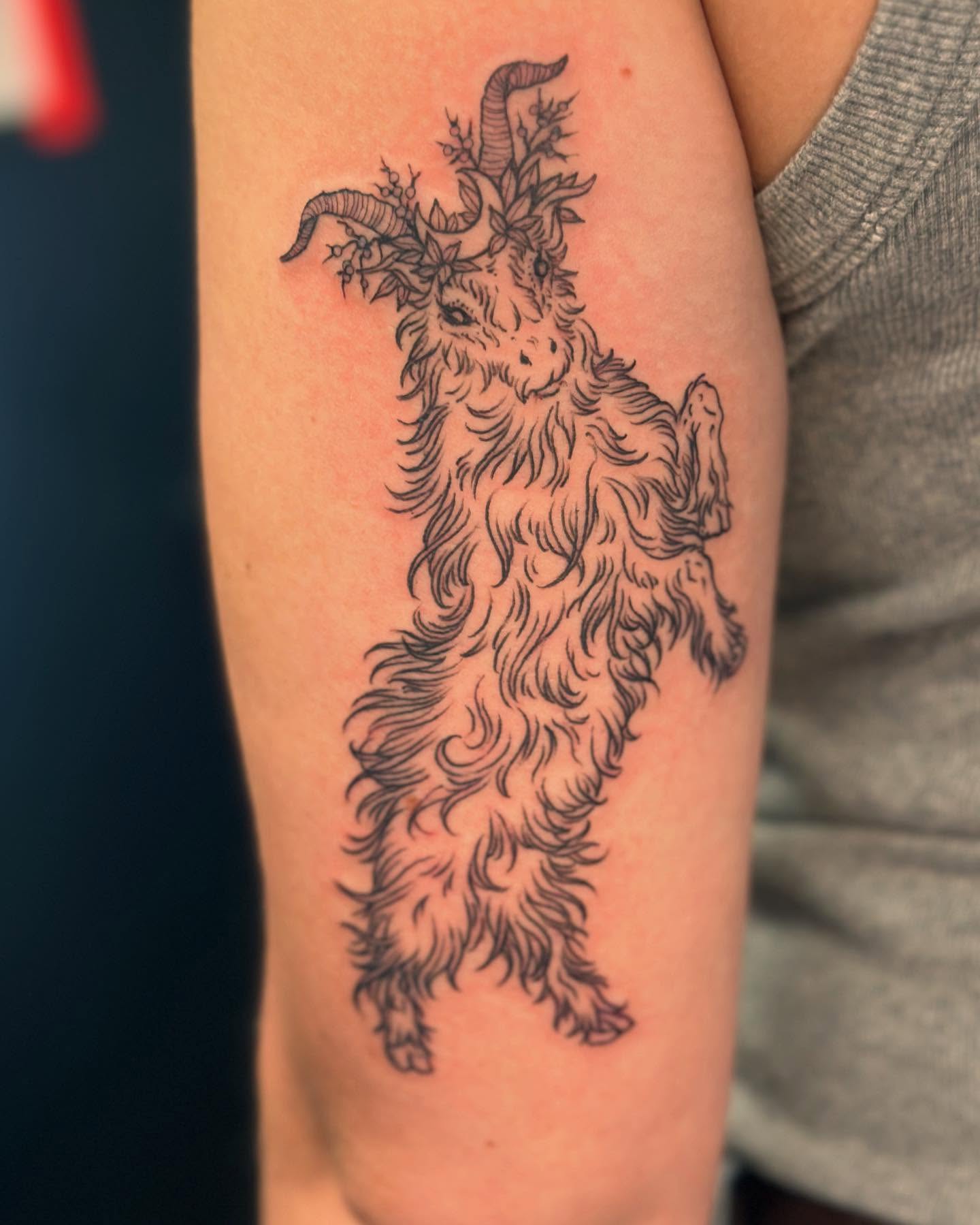 Tattoo by @cheech.tattoos — black_and_grey
