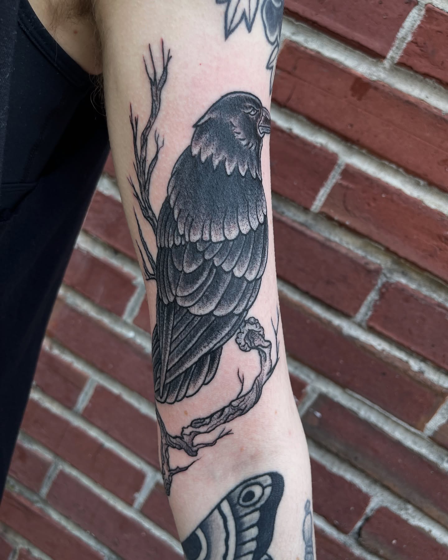 Tattoo by @corylarge — black_and_grey