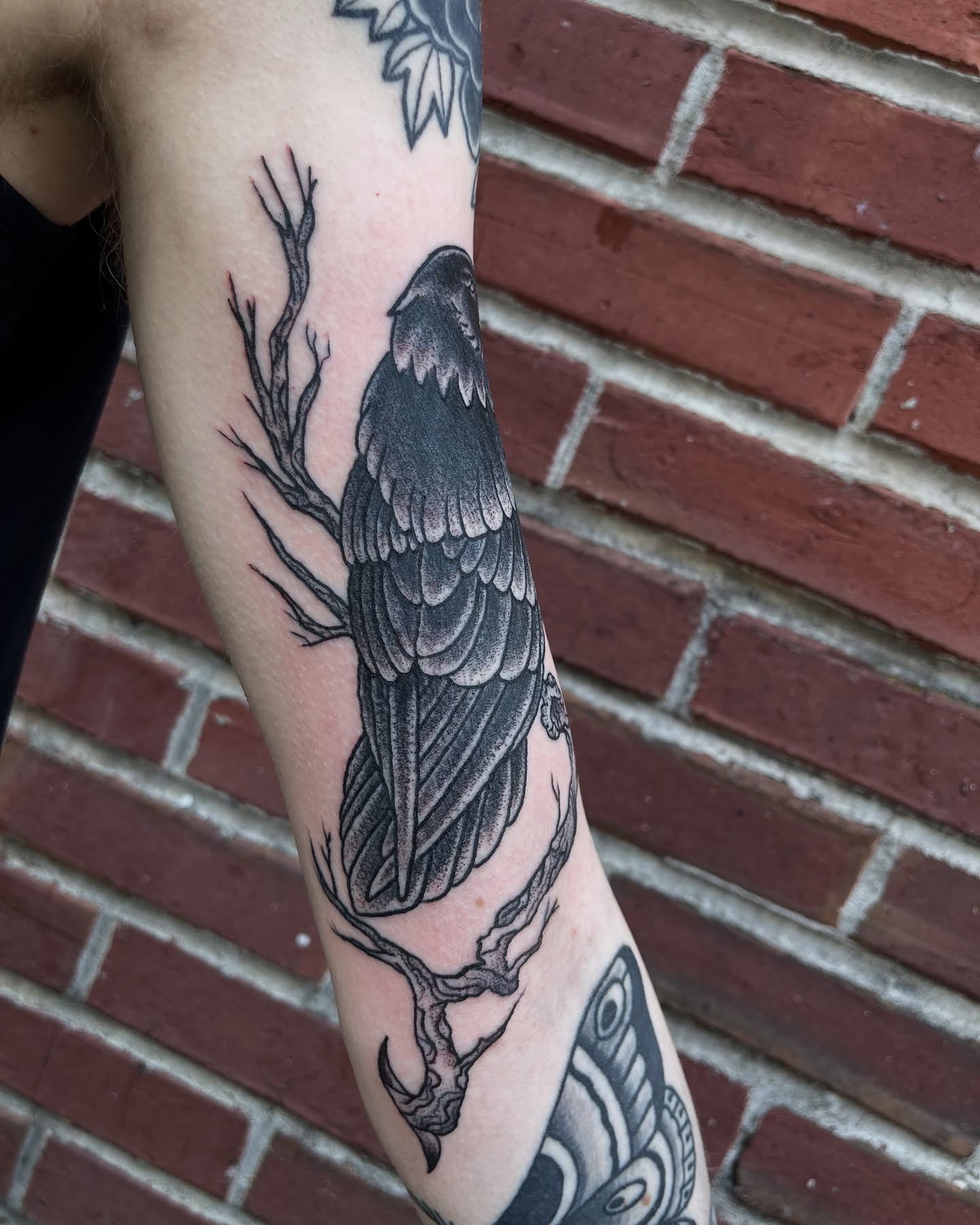 Tattoo by @corylarge — black_and_grey