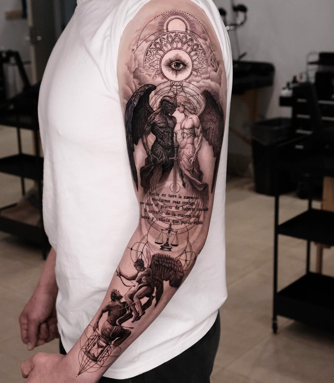 Tattoo by @dopamine_real โ black_and_grey, realism