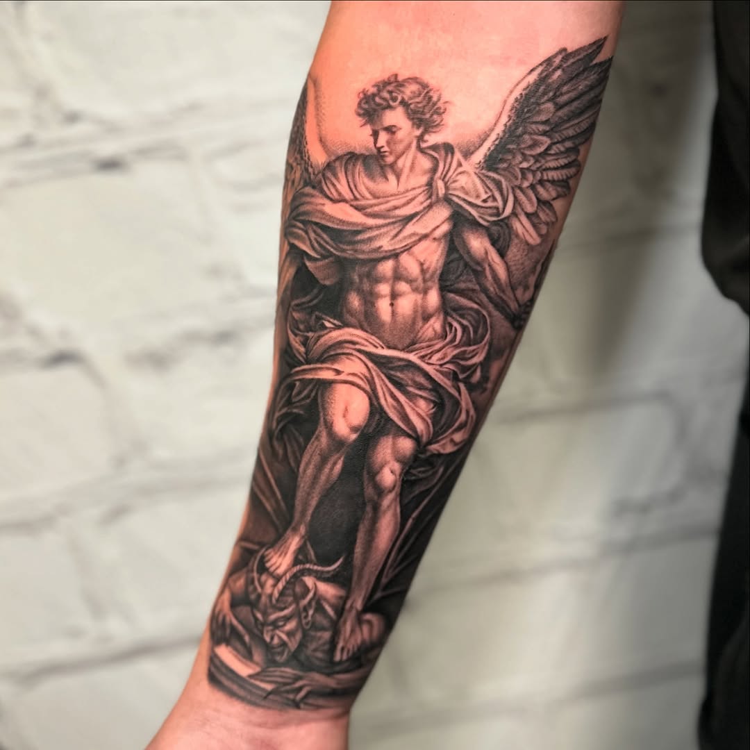Tattoo by @stephenhansen_tattoos — realism, black_and_grey