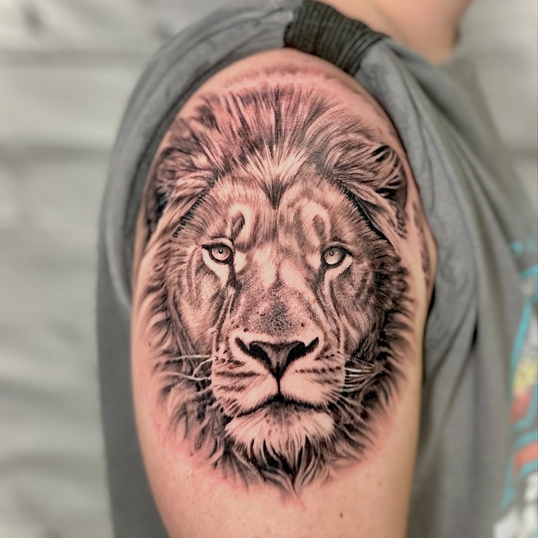 Tattoo by @stephenhansen_tattoos — realism, black_and_grey