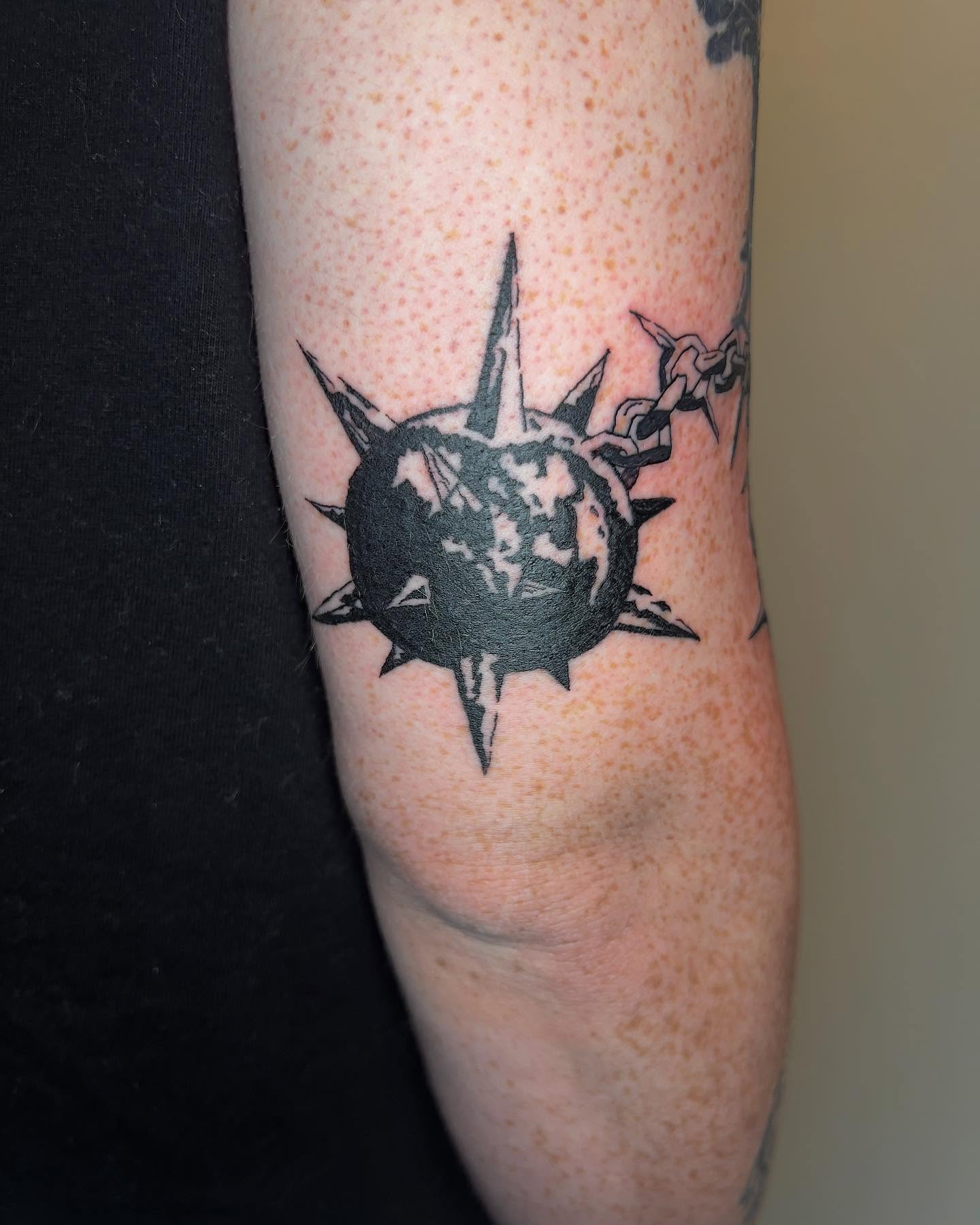 Tattoo by @ineedarocketlauncher — black_and_grey