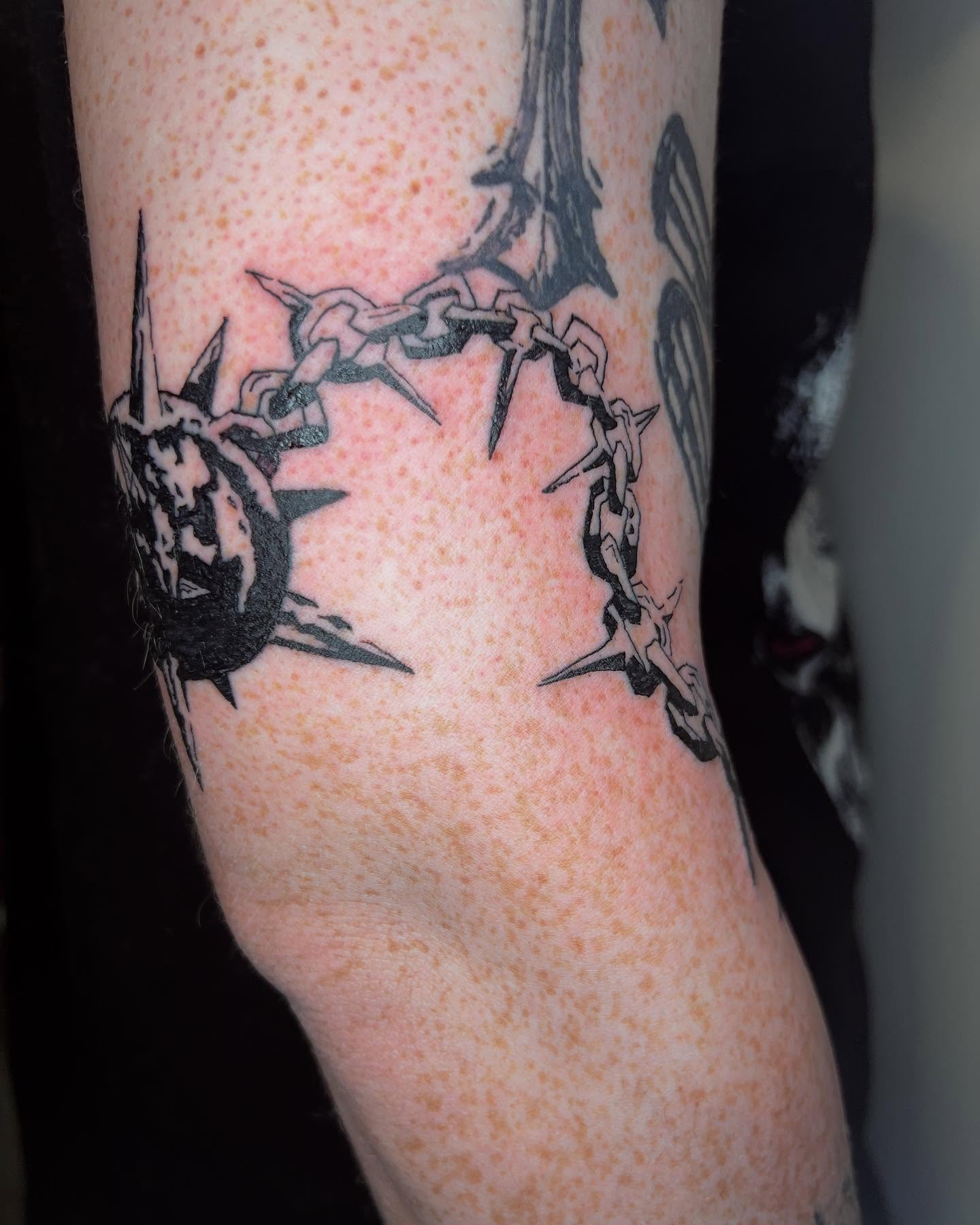 Tattoo by @ineedarocketlauncher — black_and_grey