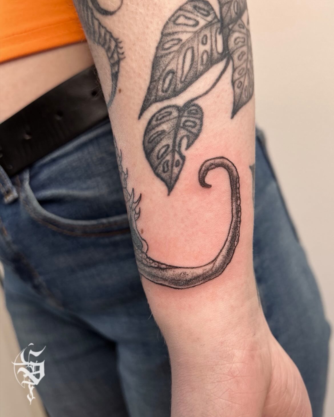 Tattoo by @foxhead_tattoo — black_and_grey