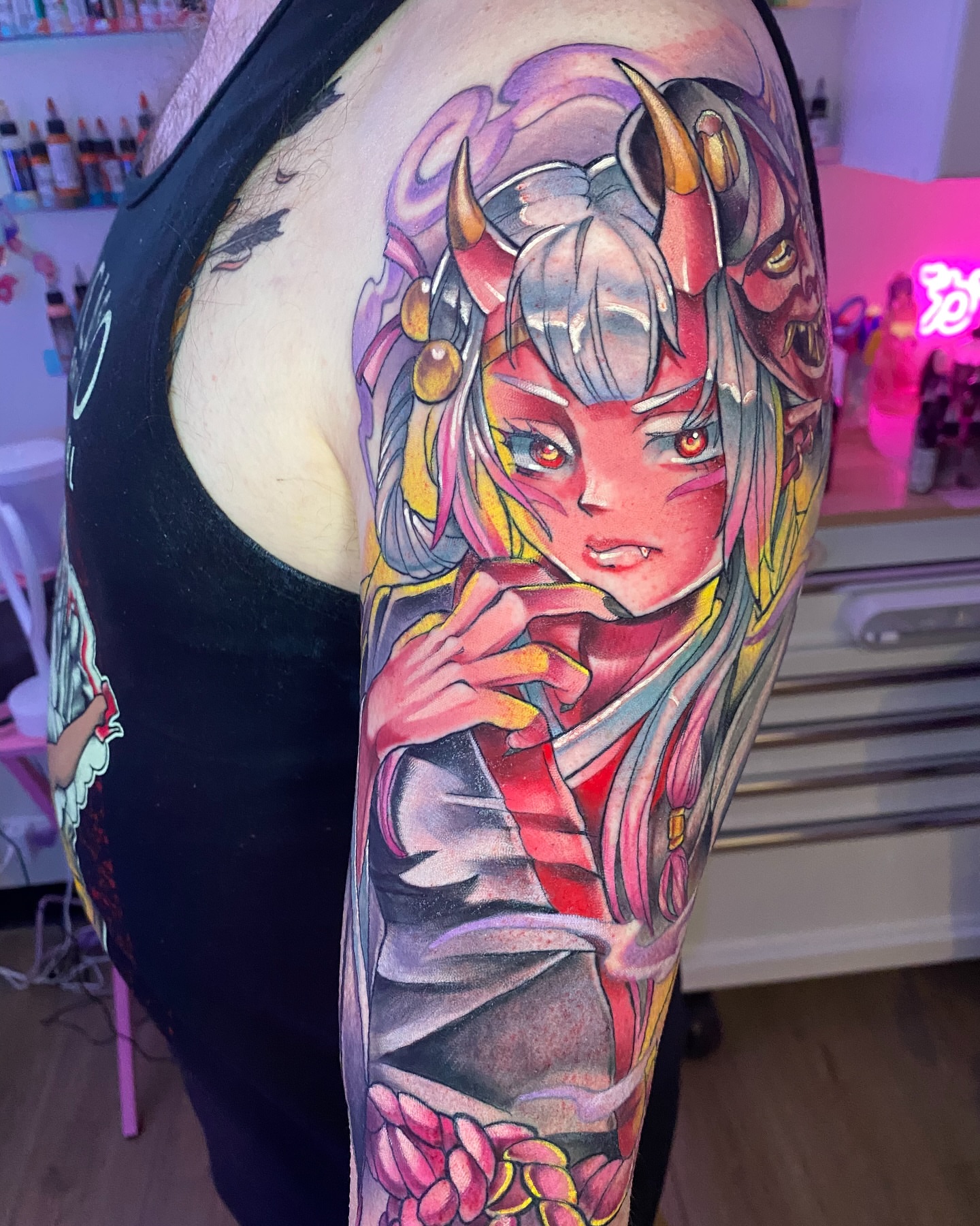 Tattoo by @amyporterart — anime, illustrative