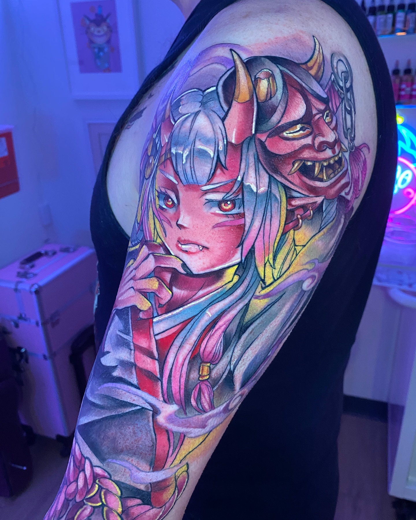 Tattoo by @amyporterart — anime, illustrative