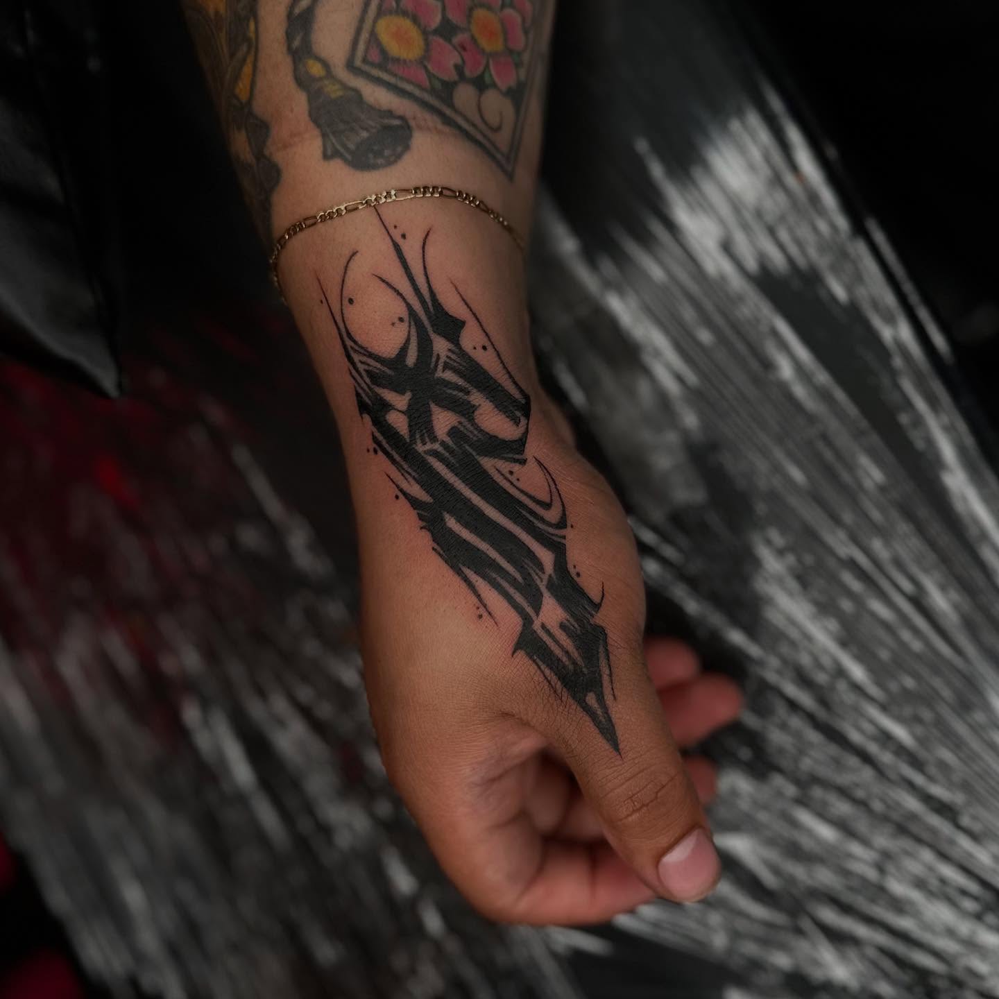 Tattoo by @quail.tattoos — tribal