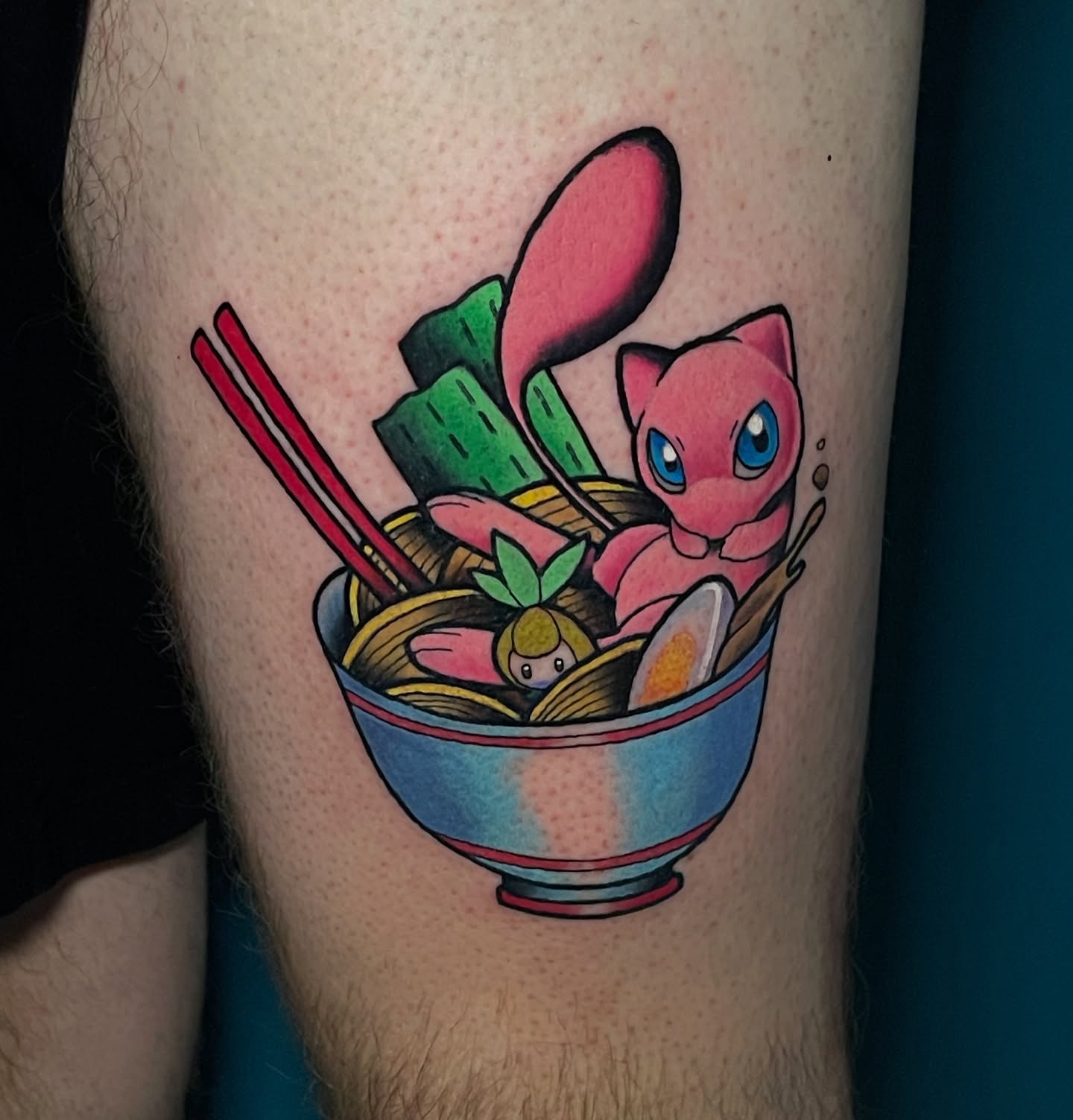 Tattoo by @inkedbymiked — new_school, anime