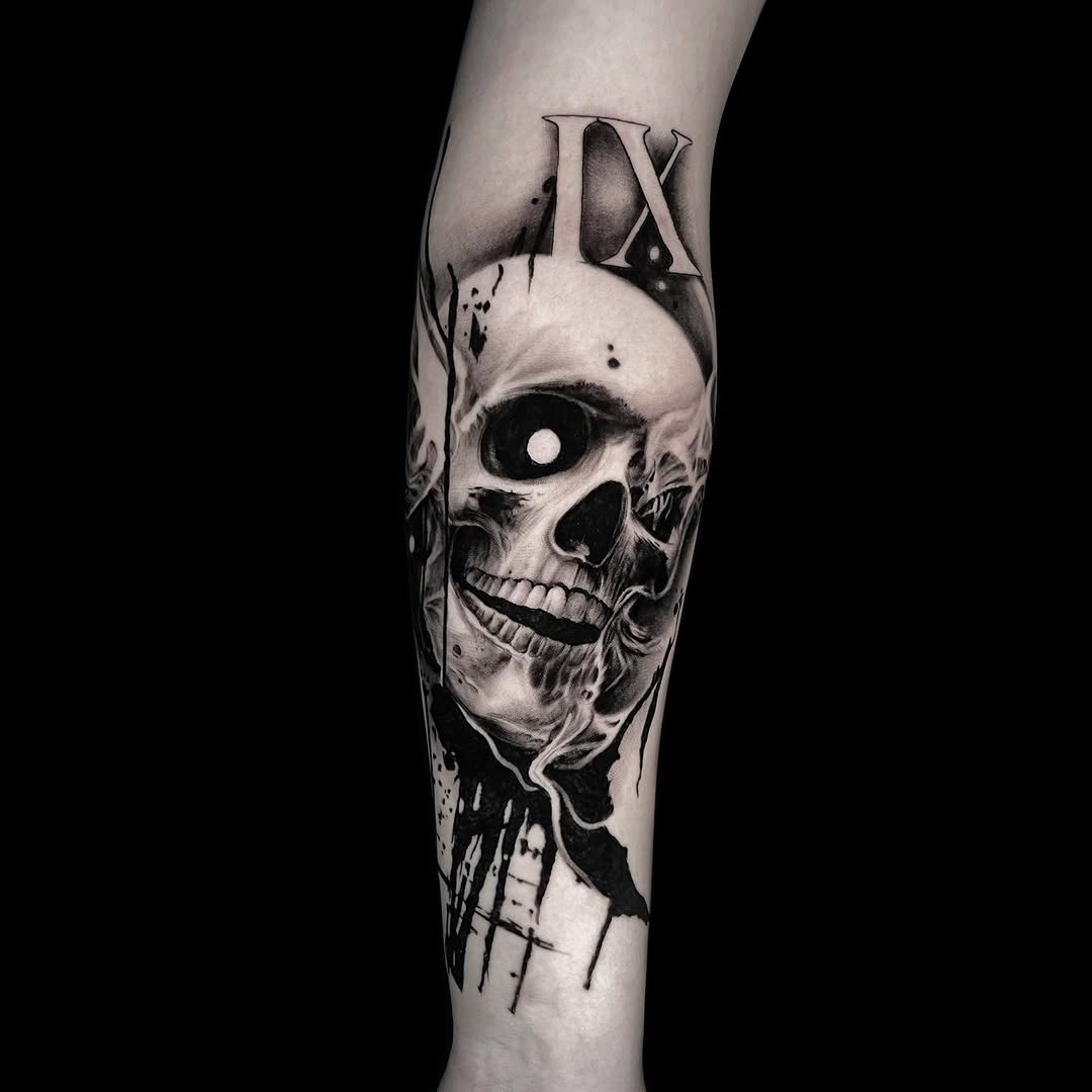 Tattoo by @nickjonestattoos — realism, black_and_grey