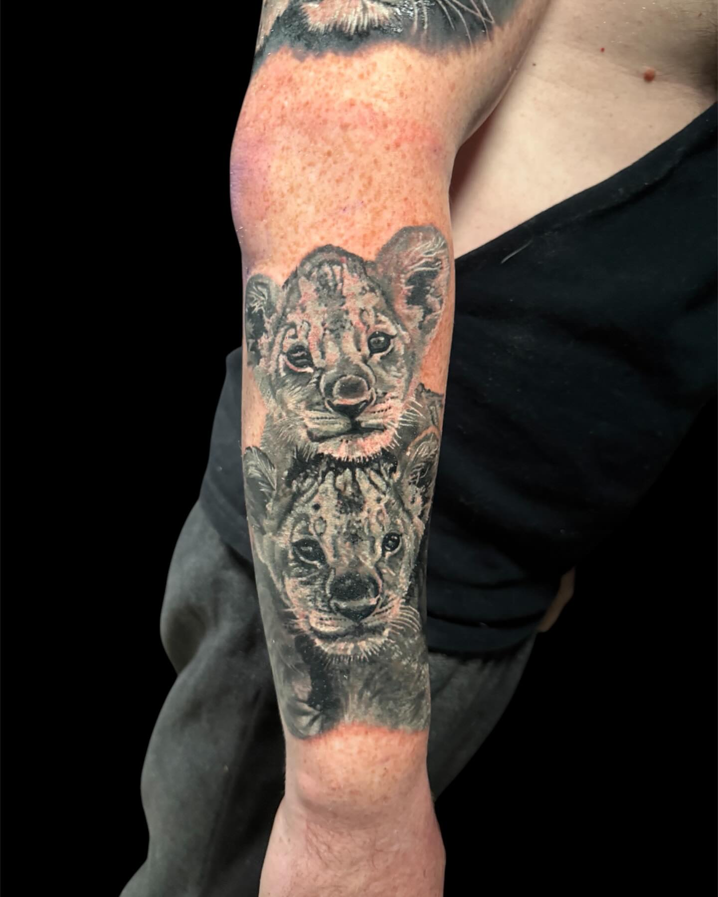 Tattoo by @calebwhitetattoos — realism, black_and_grey