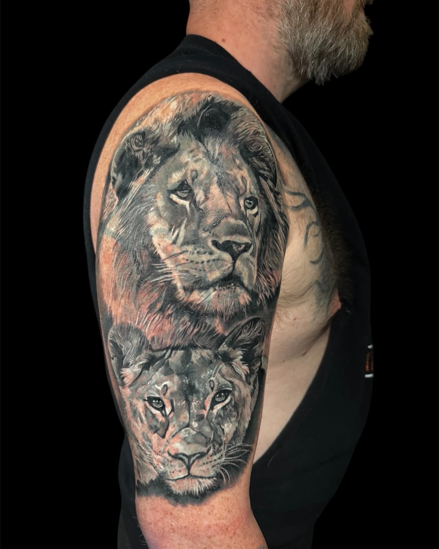 Tattoo by @calebwhitetattoos — realism, black_and_grey