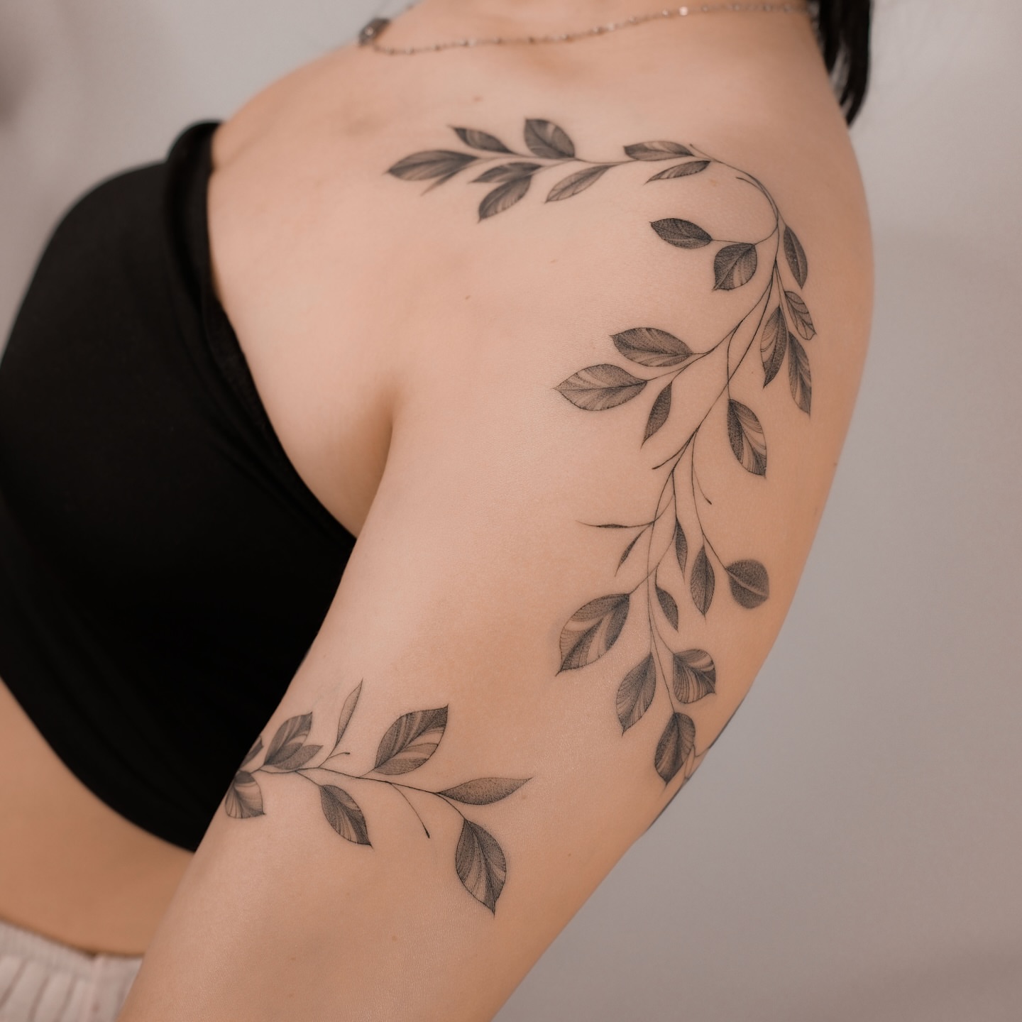 Tattoo by @sky.tattooist17 β black_and_grey