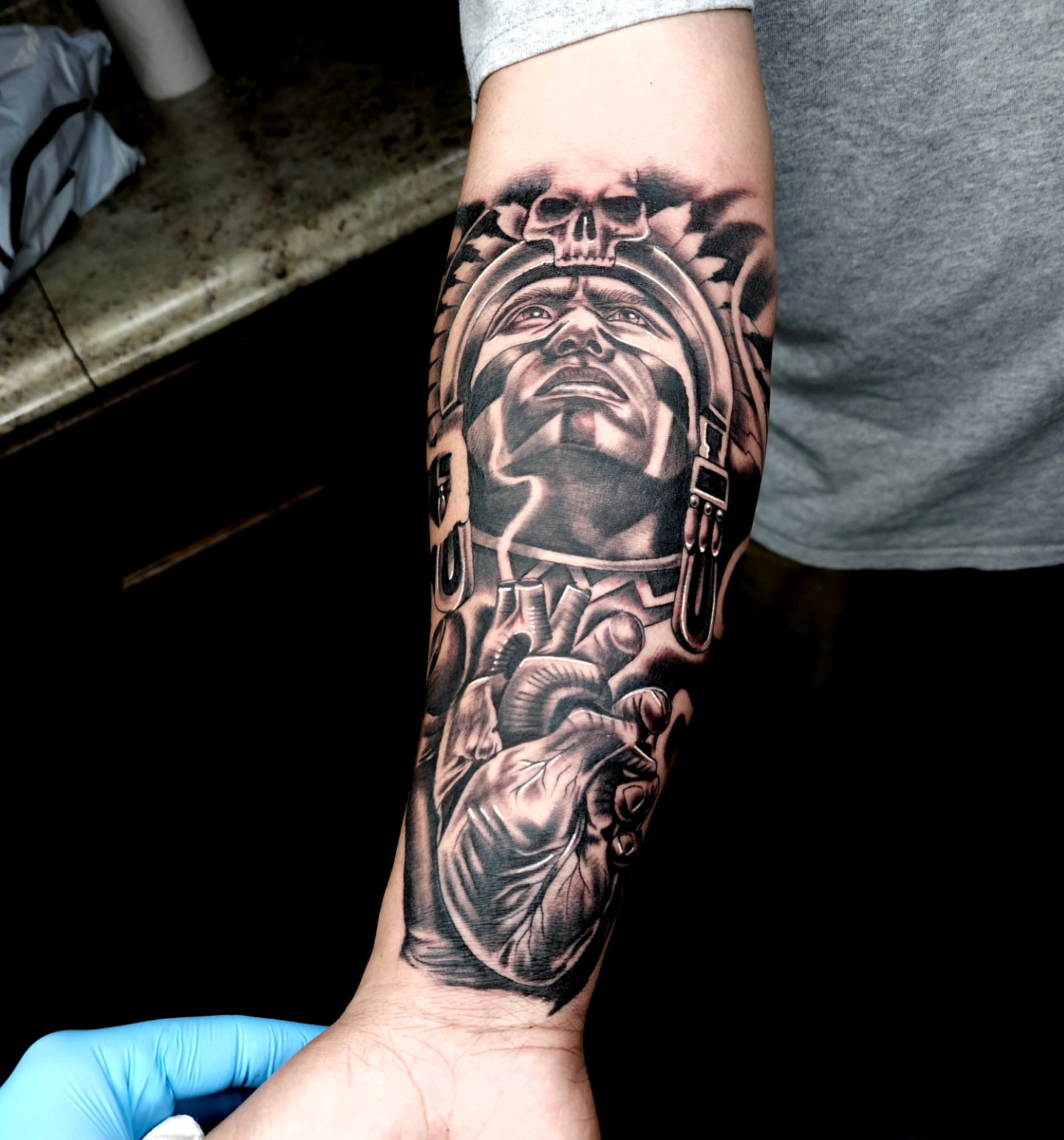 Tattoo by @tattoosbygonzo530 — realism, black_and_grey