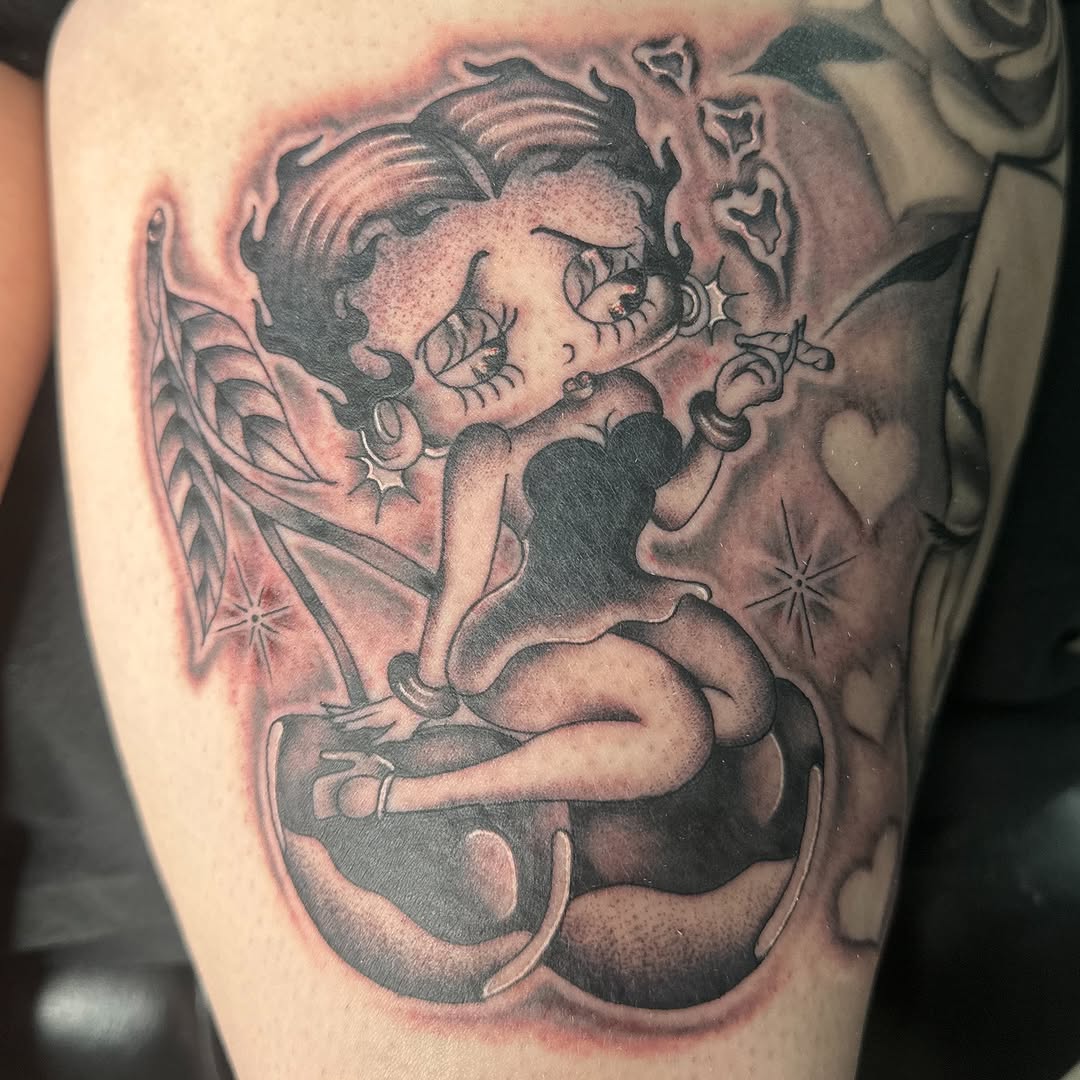 Tattoo by @tattoosbymyles — american_traditional, black_and_grey