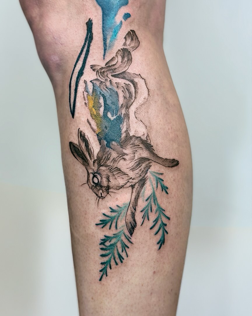 Tattoo by @emmagracetattoo — watercolor, realism