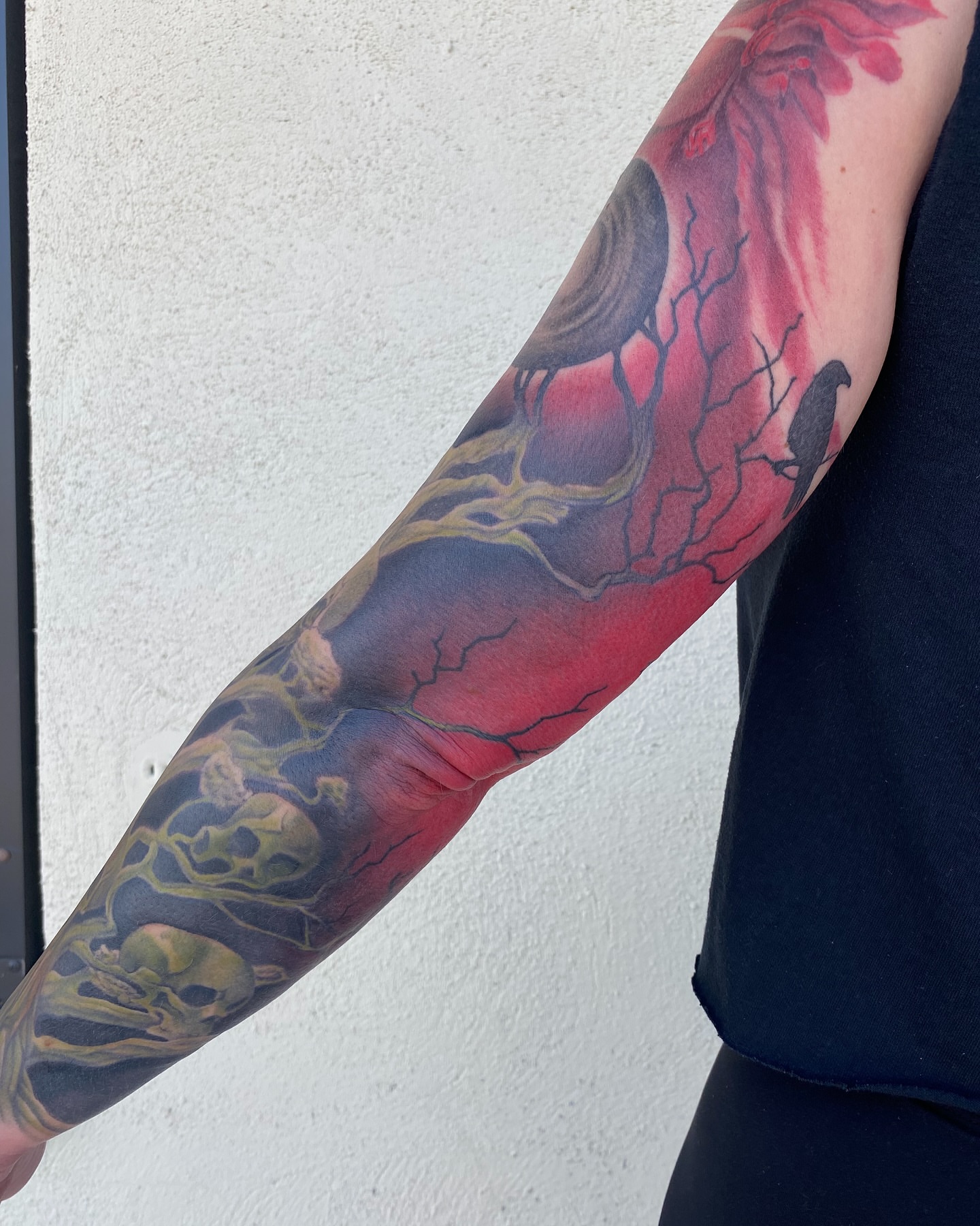 Tattoo by @fortune_glory — american_traditional, dark_realism