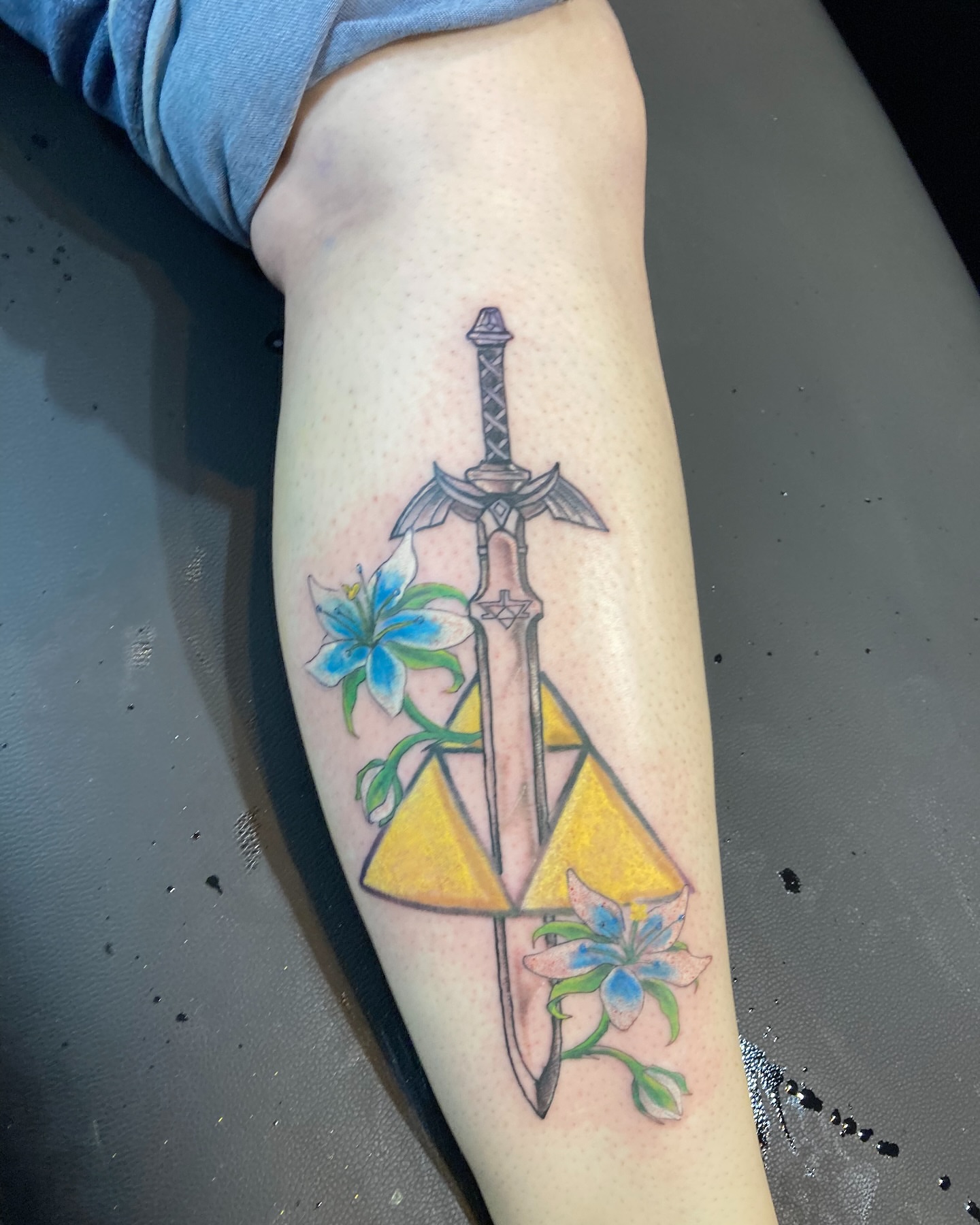 Tattoo by @panther3003 — geometric, realism