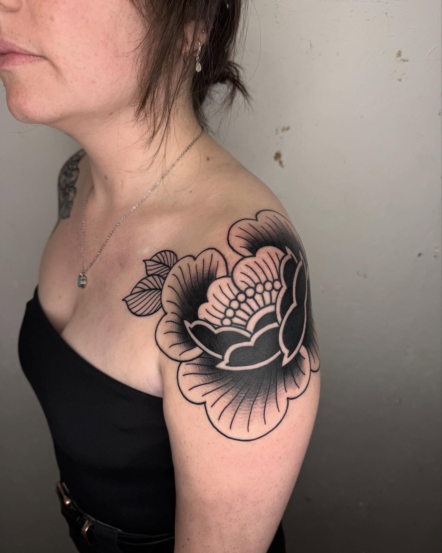 Tattoo by @staygoodtom — black_and_grey