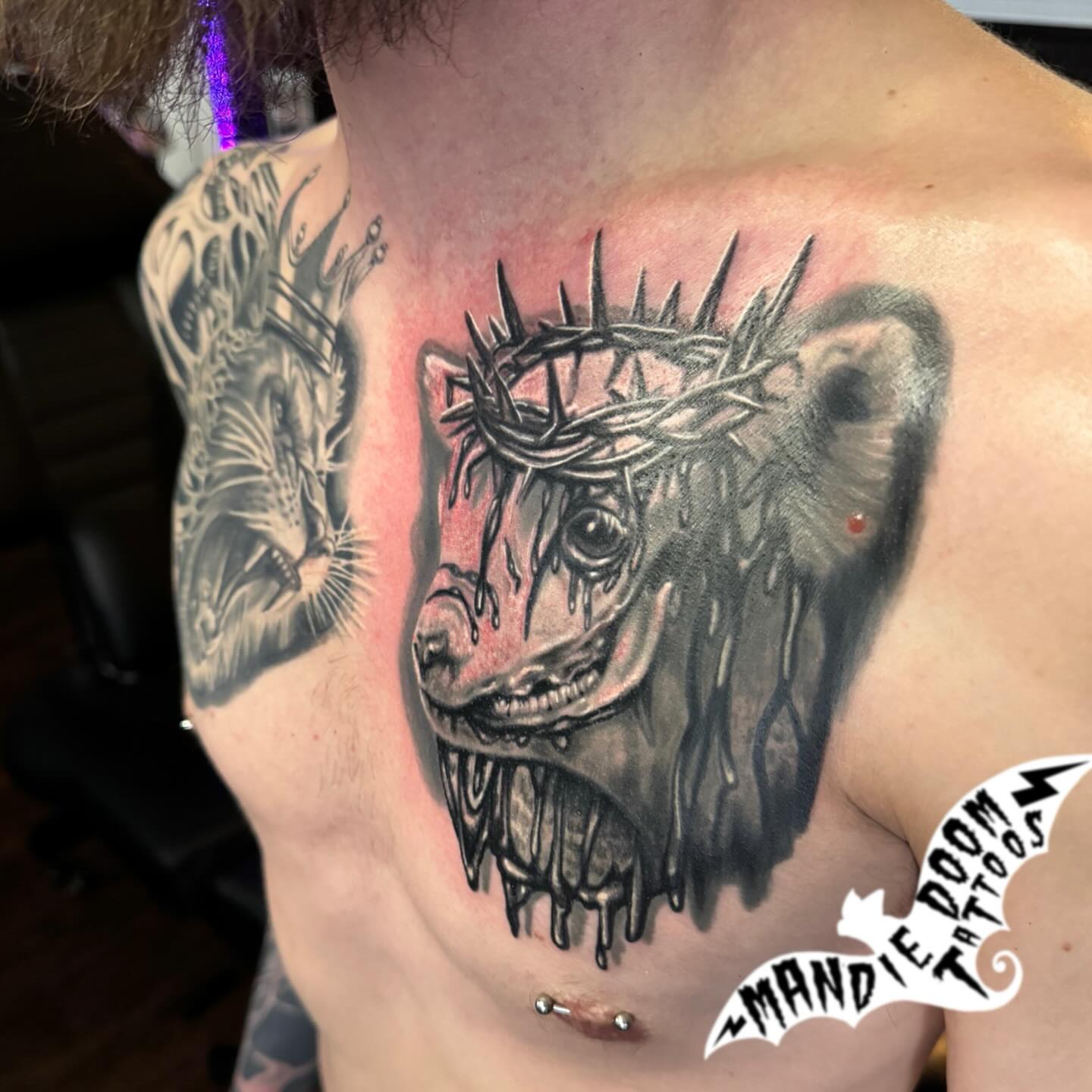 Tattoo by @mandiedoomtattoos — dark_realism