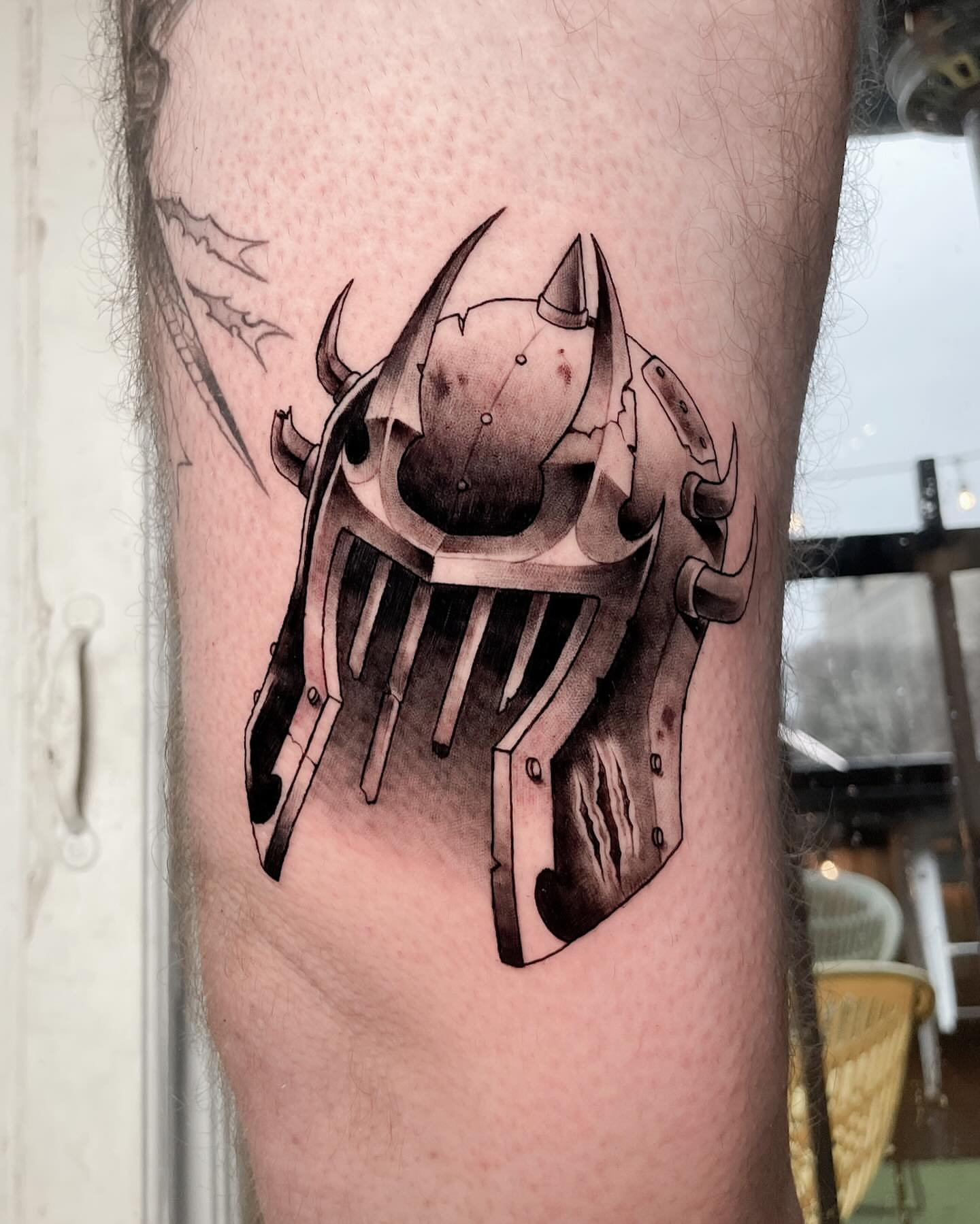 Tattoo by @leperemael — black_and_grey