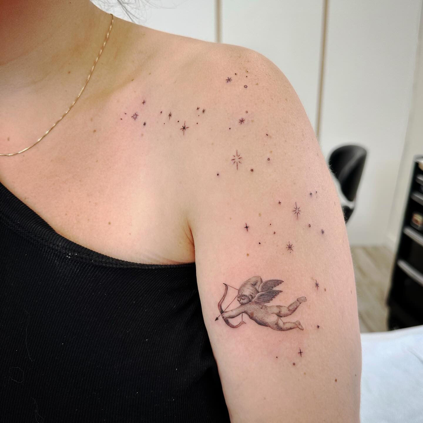 Tattoo by @clairejames_tattoo — dotwork