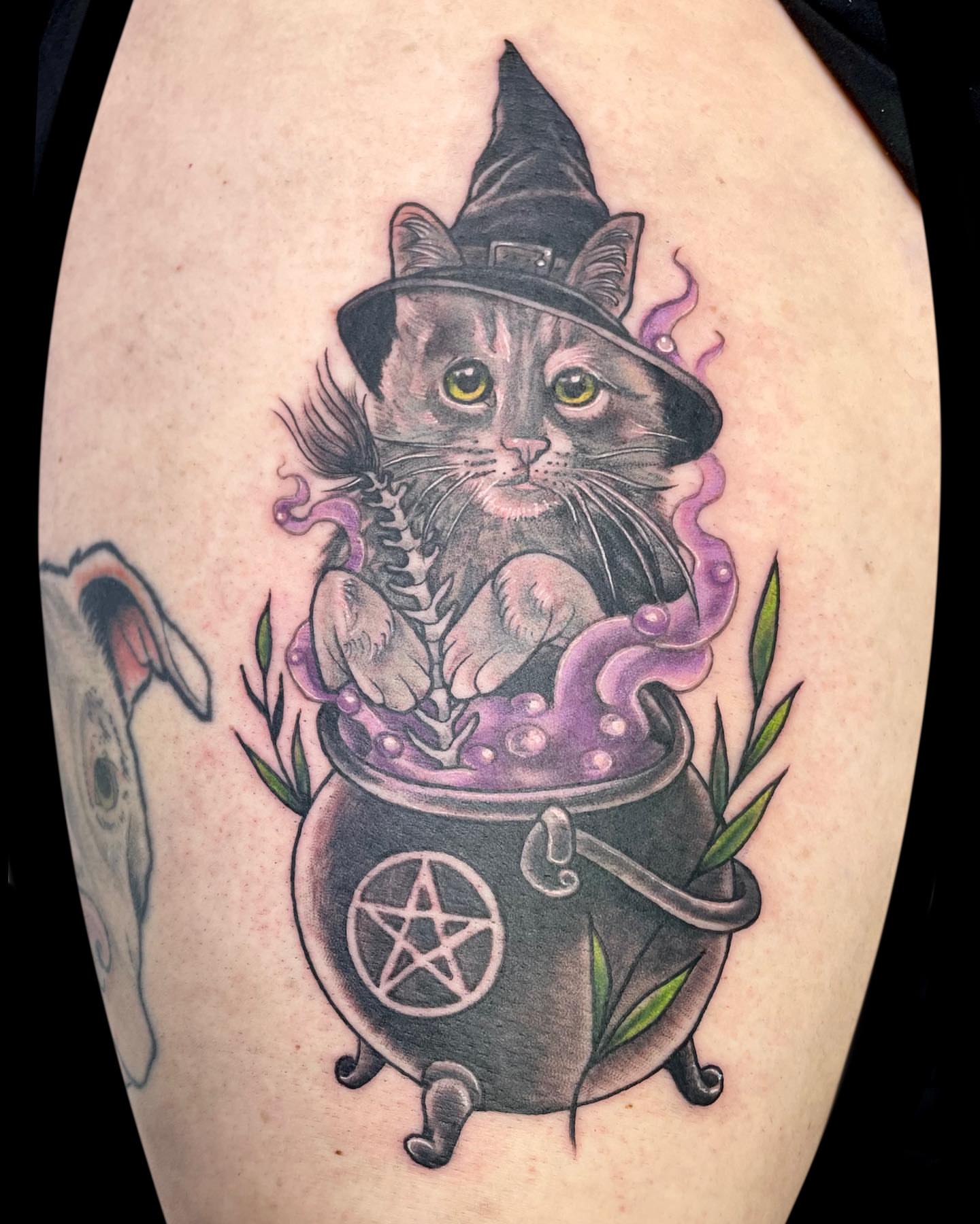 Tattoo by @ratqueentattoo — realism, dotwork