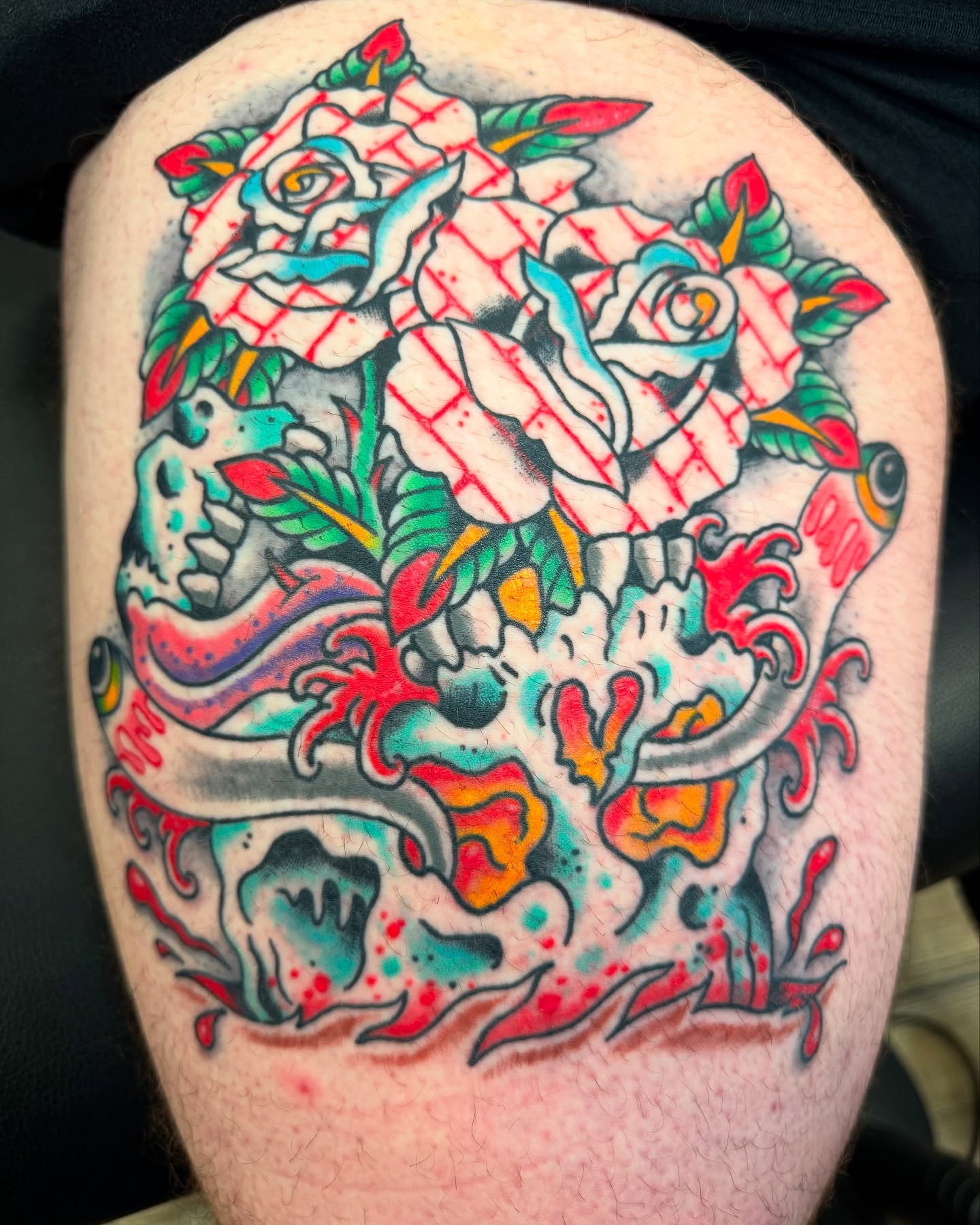 Tattoo by @me_my_self — american_traditional, new_school