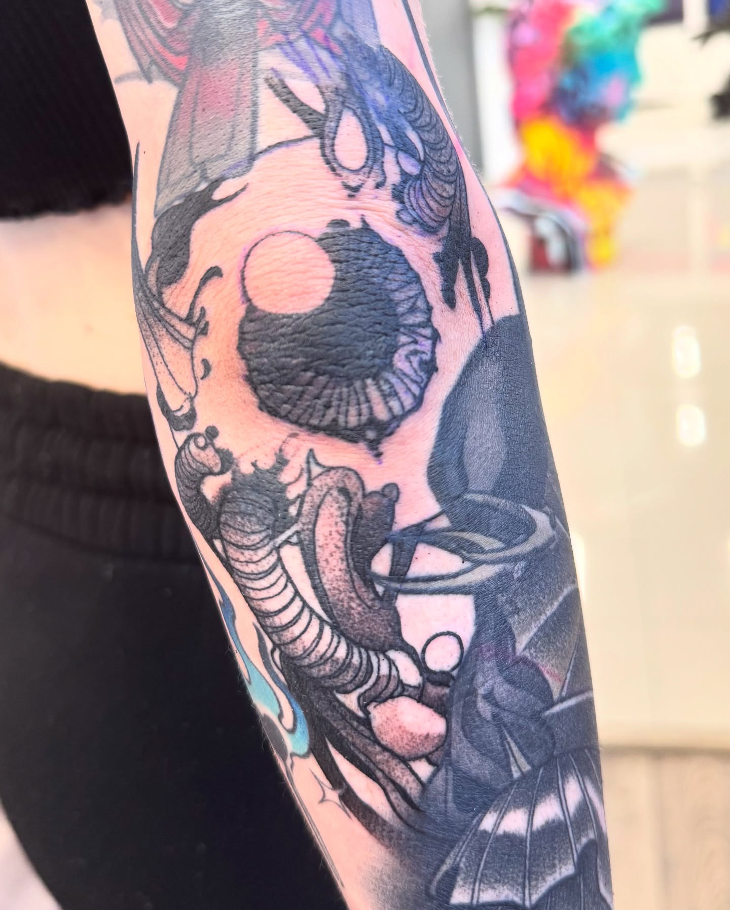 Tattoo by @sacred_crow — american_traditional, realism