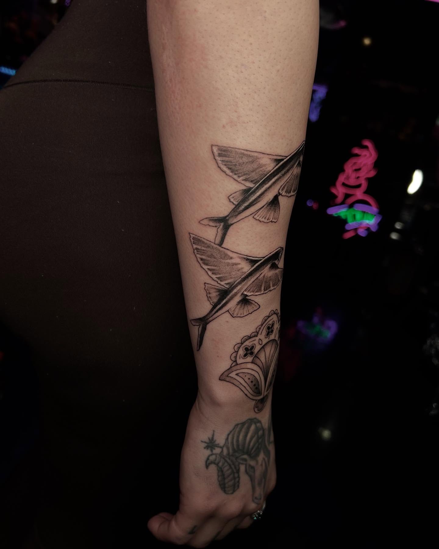 Tattoo by @petaltattoo โ american_traditional, black_and_grey